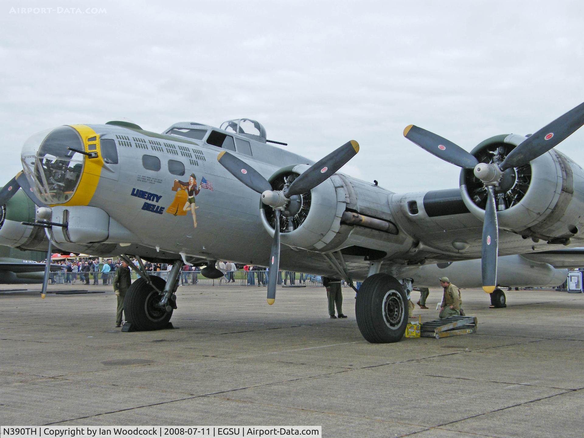 N390TH, 1944 Boeing B-17G Flying Fortress C/N Not found 44-85734, Boeing B-17G/Duxford (Liberty Belle)