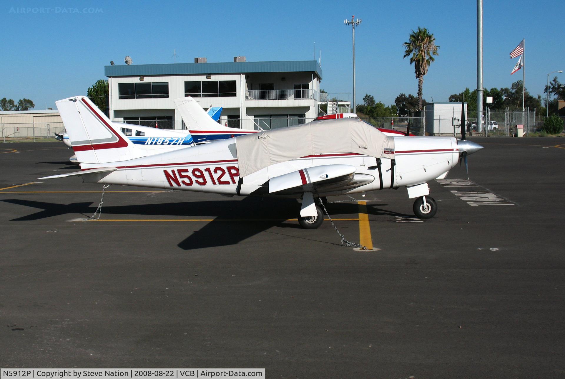 N5912P, 1959 Piper PA-24-250 Comanche C/N 24-998, Rancho Murieta, CA-based 1959 Piper PA-24-250 under cover @ Nut Tree Airport (Vacaville), CA