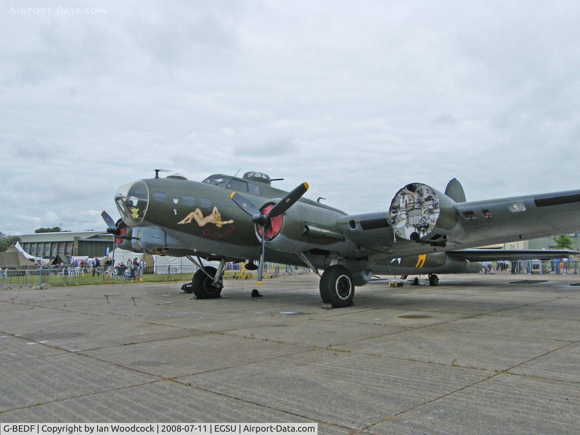 G-BEDF, 1944 Boeing B-17G Flying Fortress C/N 8693, Boeing B-17G/Duxford (Sally B)