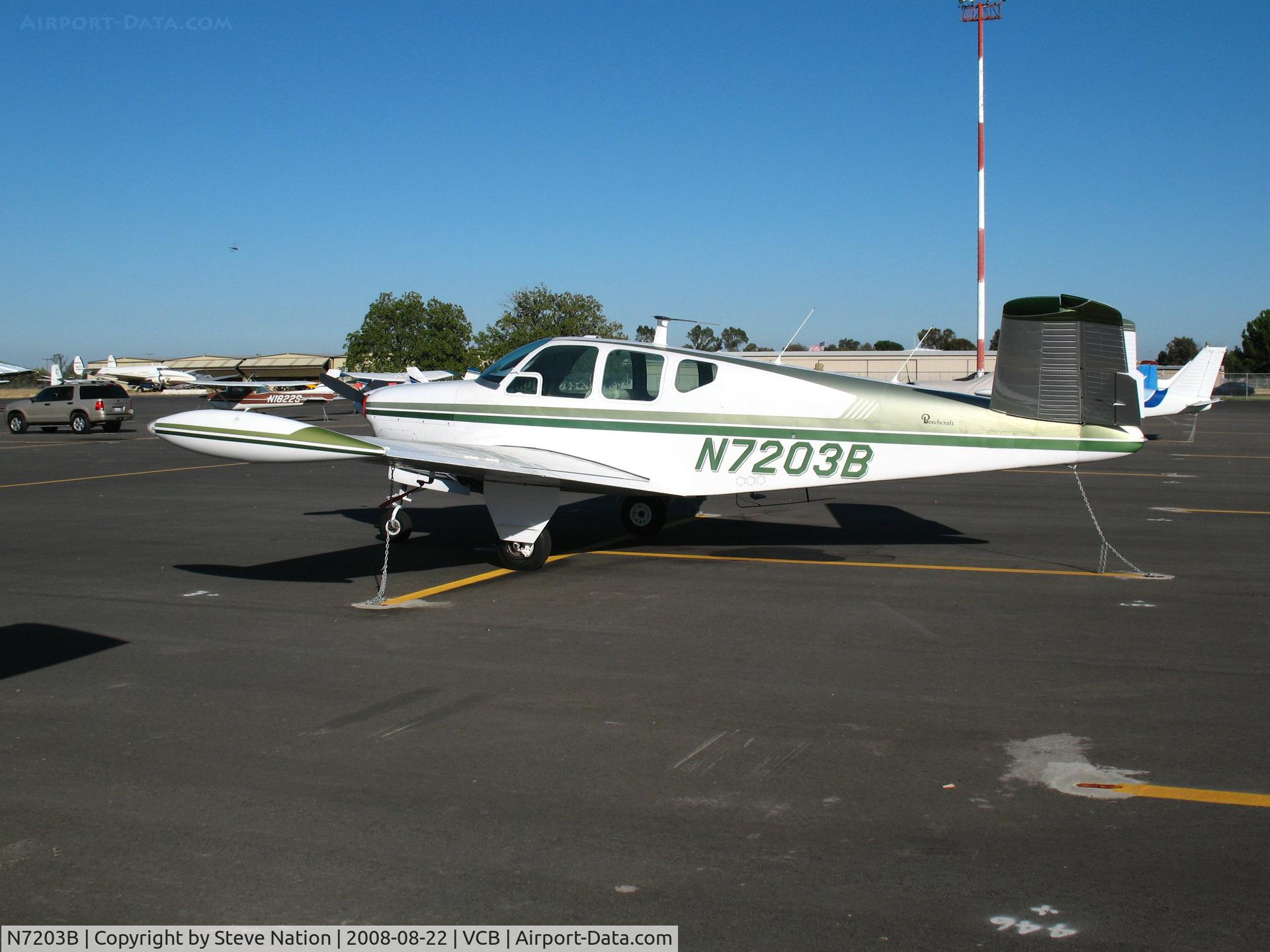 N7203B, 1958 Beech J35 Bonanza C/N D-5507, 