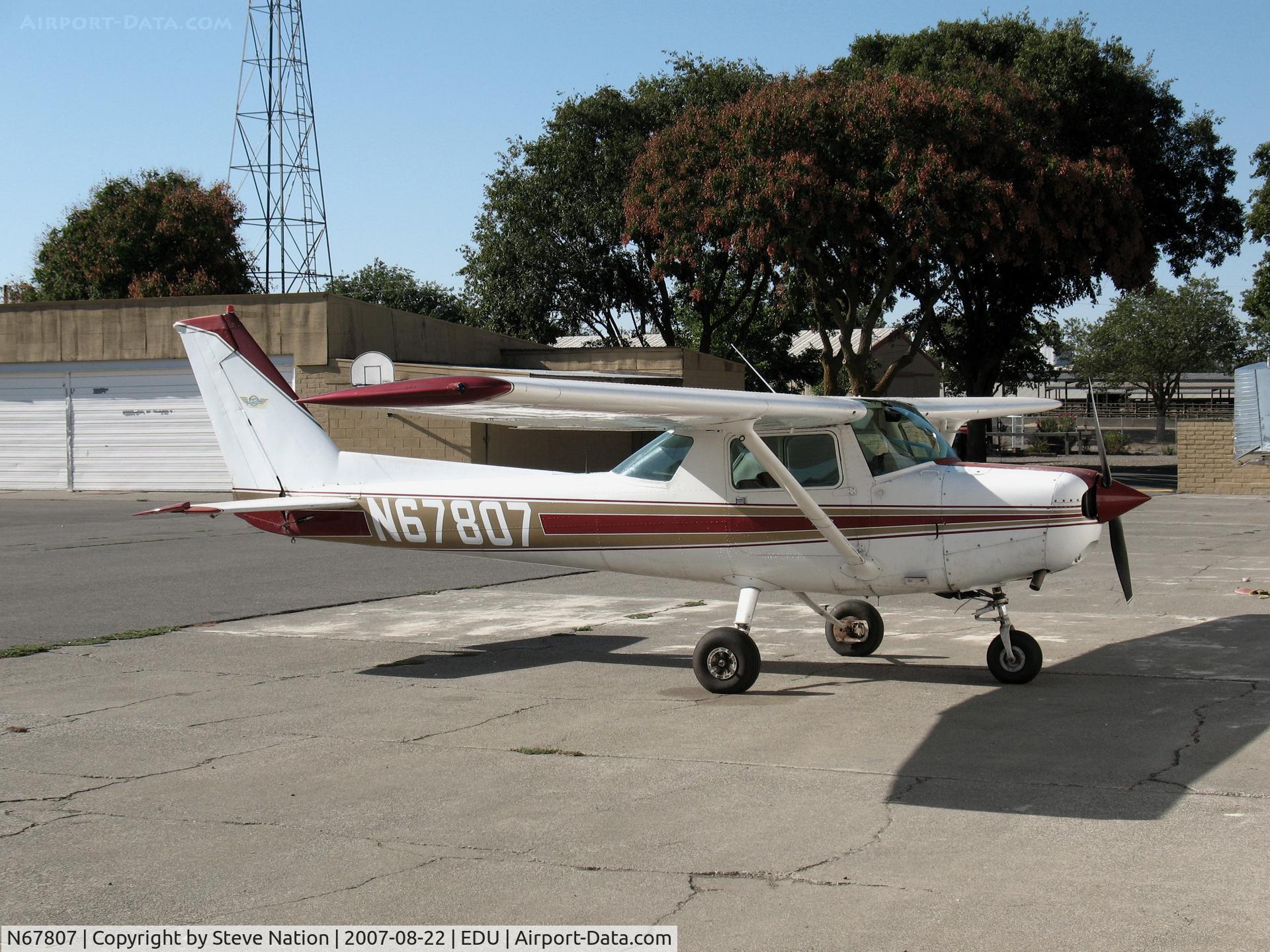 N67807, 1978 Cessna 152 C/N 15282031, Flying aggies 1978 Cessna 152 @ Davis, CA