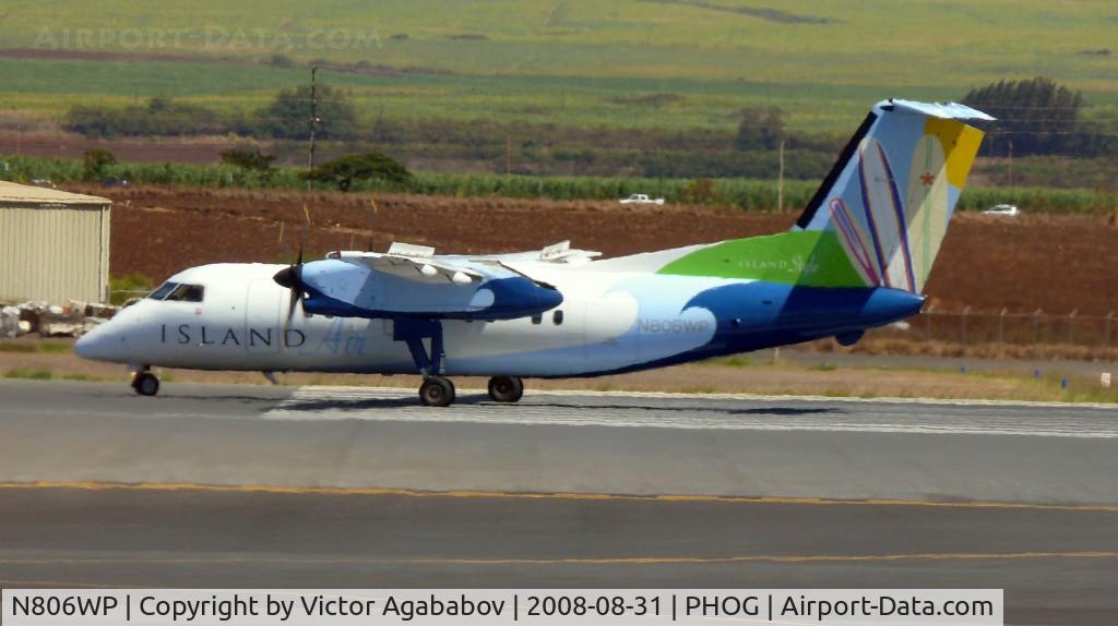 N806WP, 1993 De Havilland Canada DHC-8-103 Dash 8 C/N 357, At Kahului