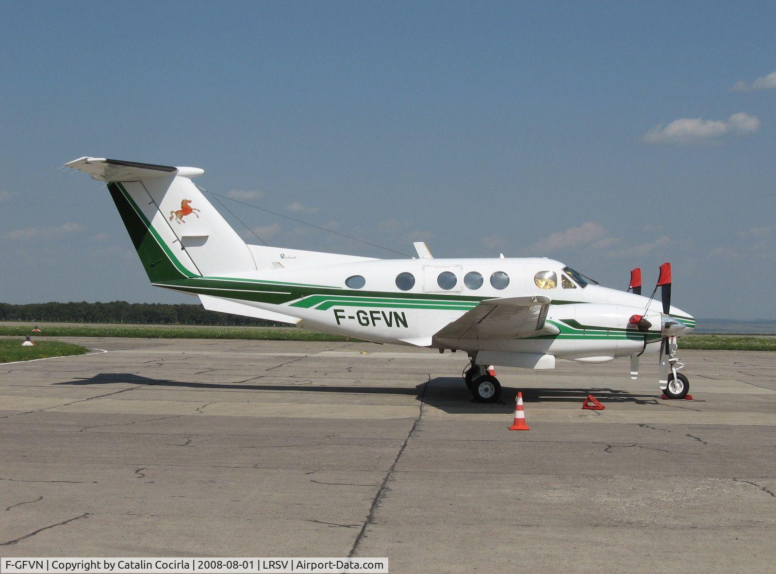 F-GFVN, 1981 Beech F90 King Air C/N LA-166, a charter flight to suceava