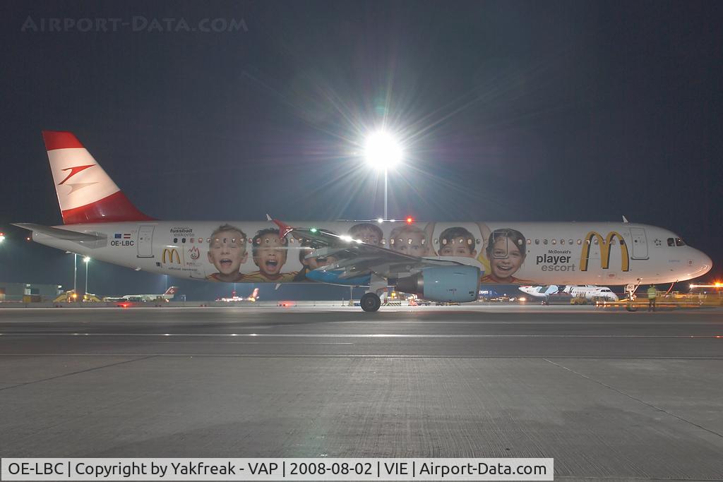 OE-LBC, 1996 Airbus A321-111 C/N 581, Austrian Airlines Airbus 321