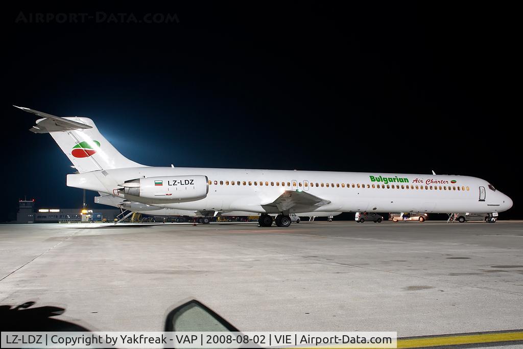 LZ-LDZ, 1990 McDonnell Douglas MD-83 C/N 49930, Bulgarian Air Charter MD80