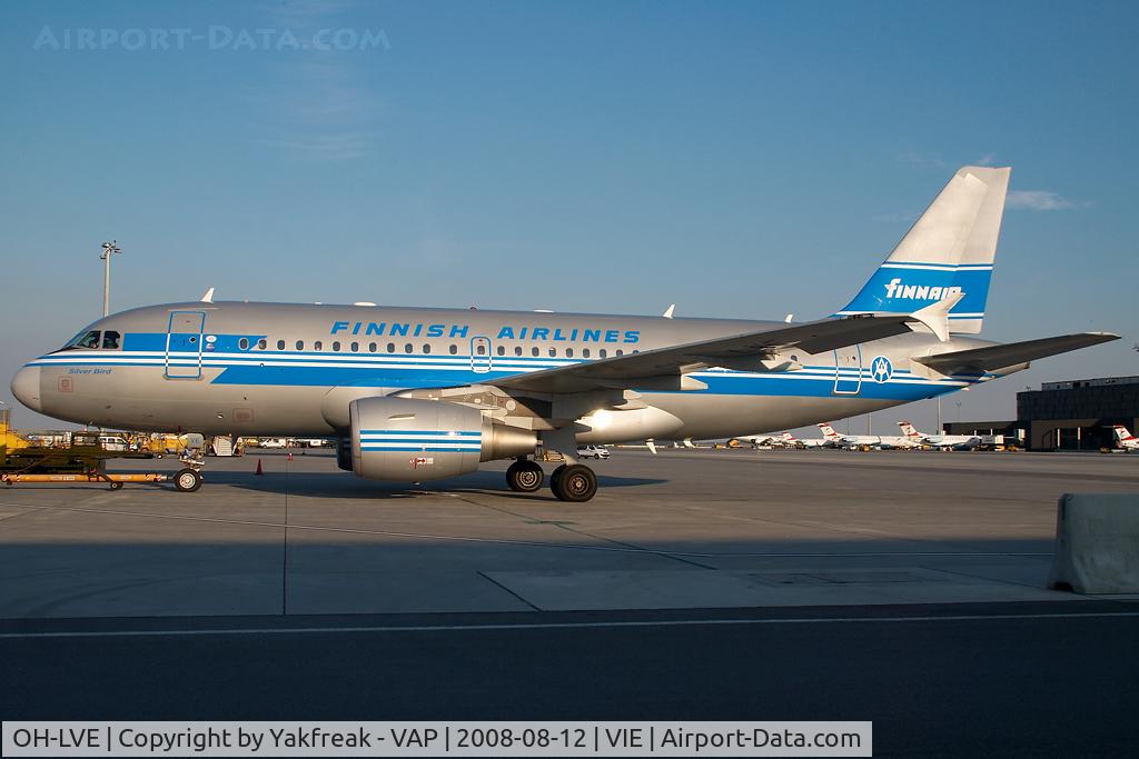 OH-LVE, 2002 Airbus A319-112 C/N 1791, Finnair Airbus 319
