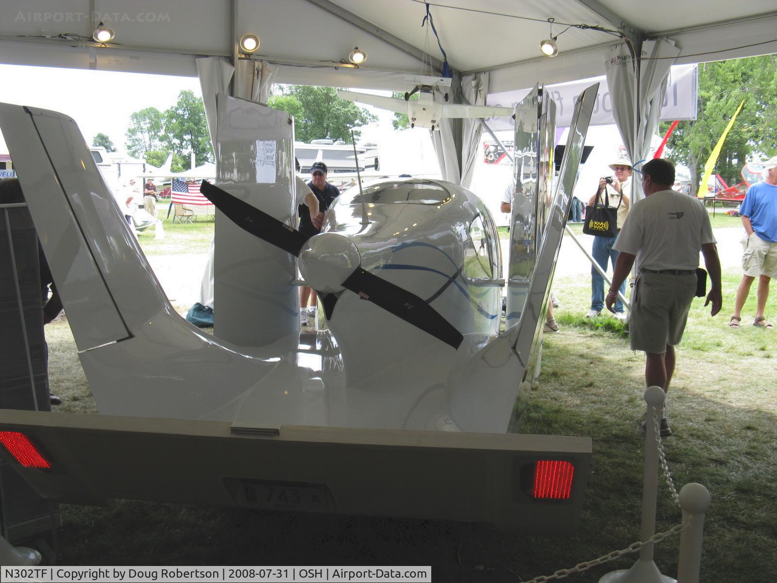 N302TF, 2008 Terrafugia Transition C/N D0001, 2008 Terrafugia TRANSITION canard foldable wing developmental roadable LSA, Rotax 912S 100 Hp pusher, designed to automotive crash safety standards, street-legal- with option of full-vehicle parachute recovery system.