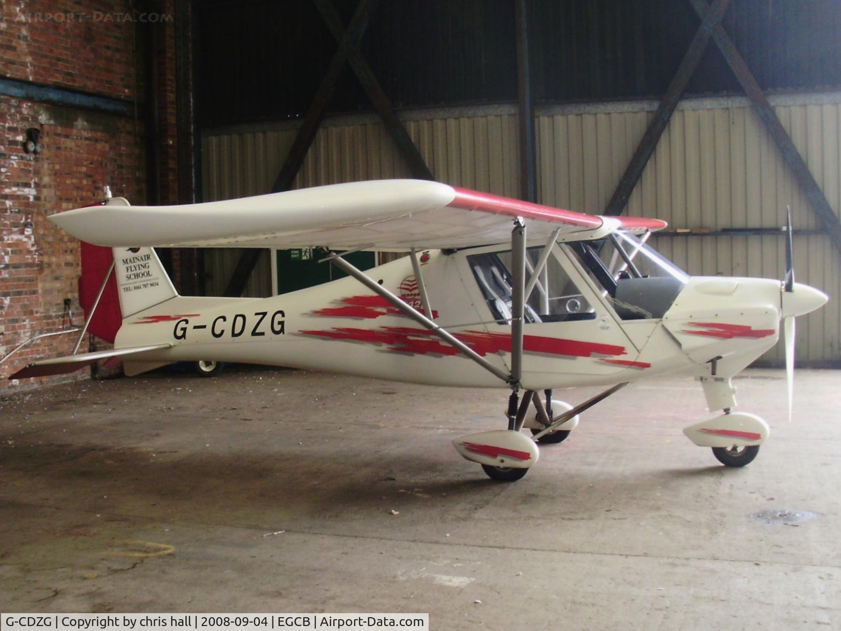 G-CDZG, 2006 Comco Ikarus C42 FB80 C/N 0604-6808, MAINAIR MICROLIGHT SCHOOL LTD