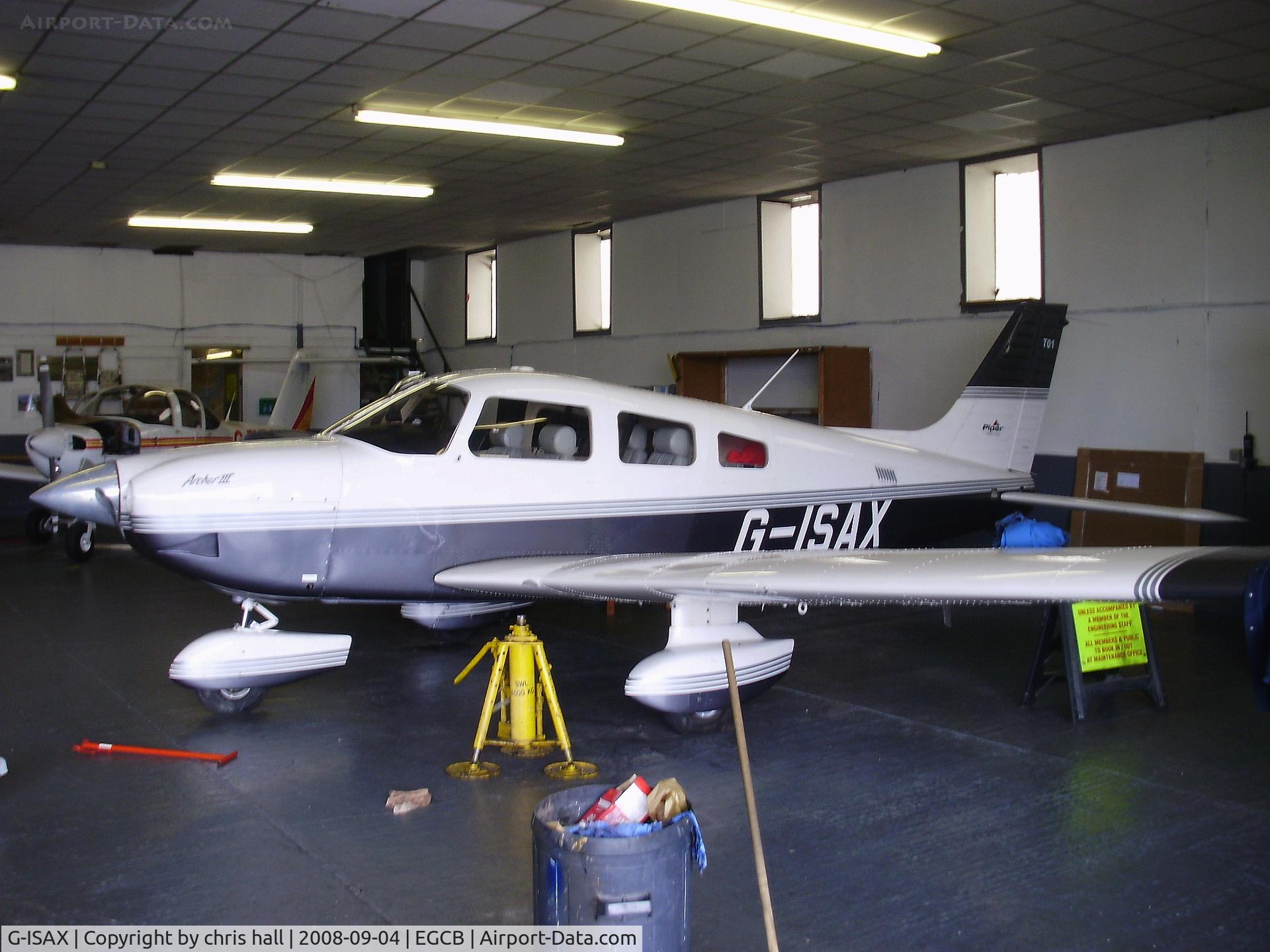 G-ISAX, 2001 Piper PA-28-181 Cherokee Archer III C/N 2843453, Previous ID: N5325G