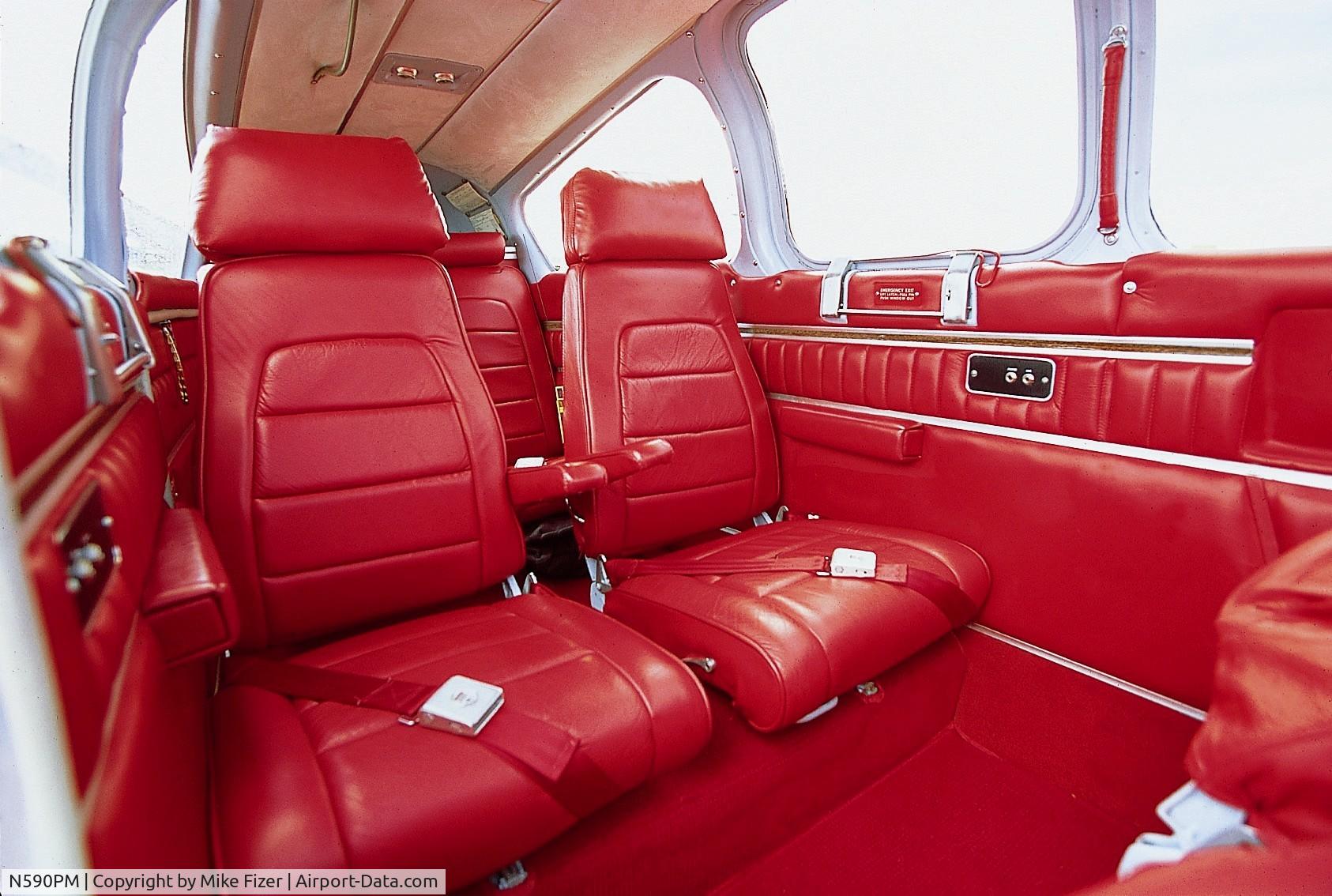 N590PM, 1969 Beech V35A Bonanza C/N D-8909, Interior 2002