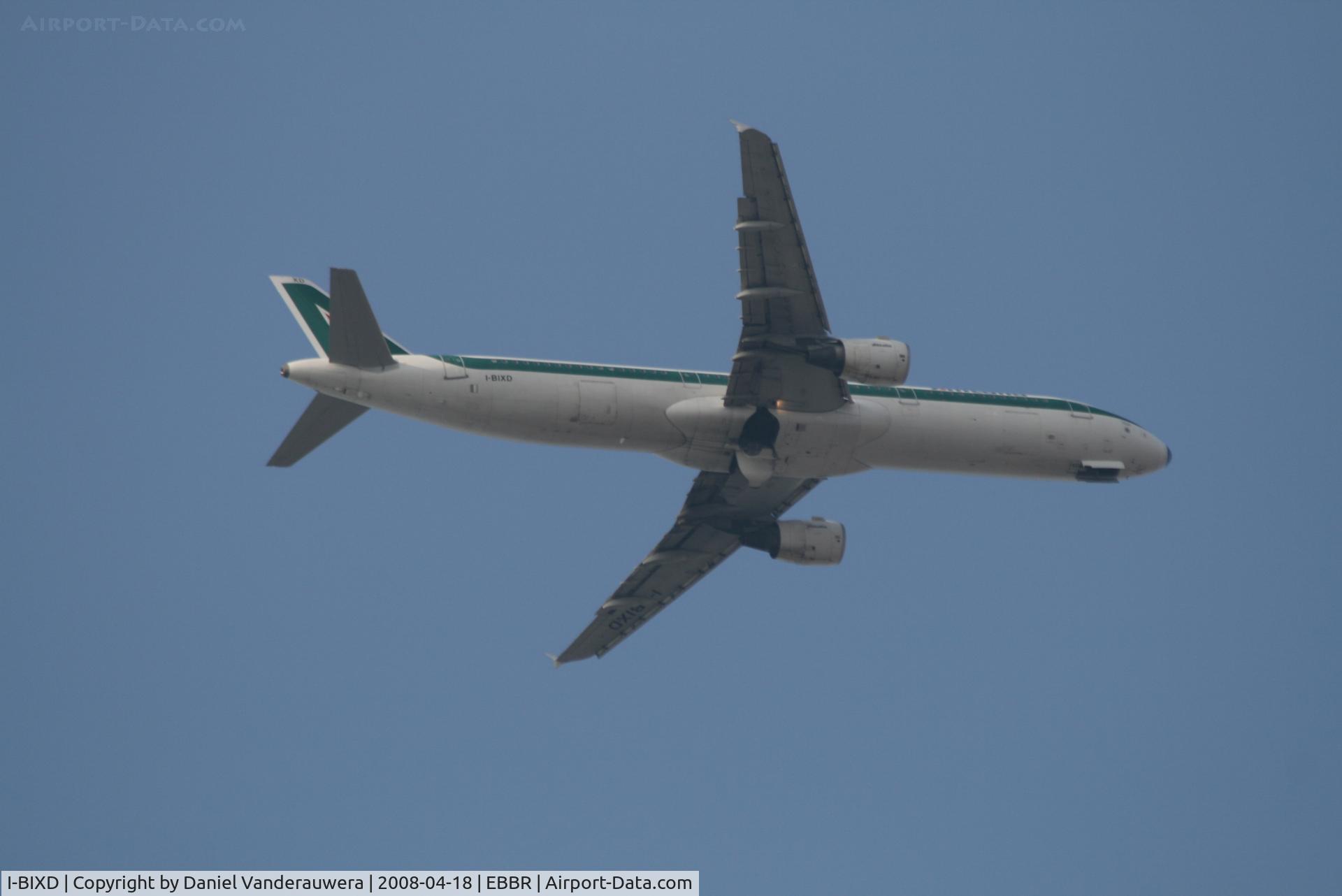 I-BIXD, 1995 Airbus A321-112 C/N 532, on approach to rwy EBBR