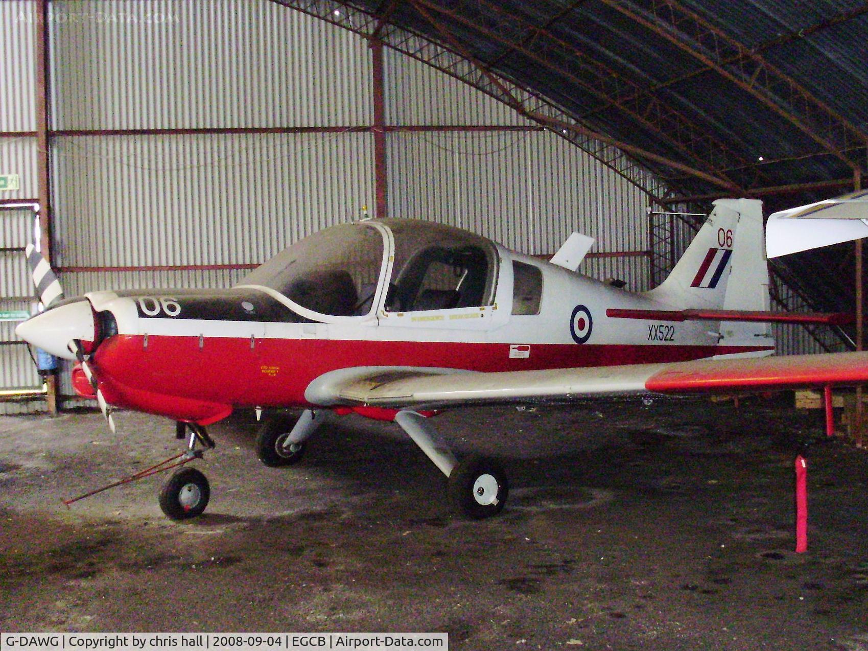 G-DAWG, 1973 Scottish Aviation Bulldog T.1 C/N BH120/208, Previous ID: XX522