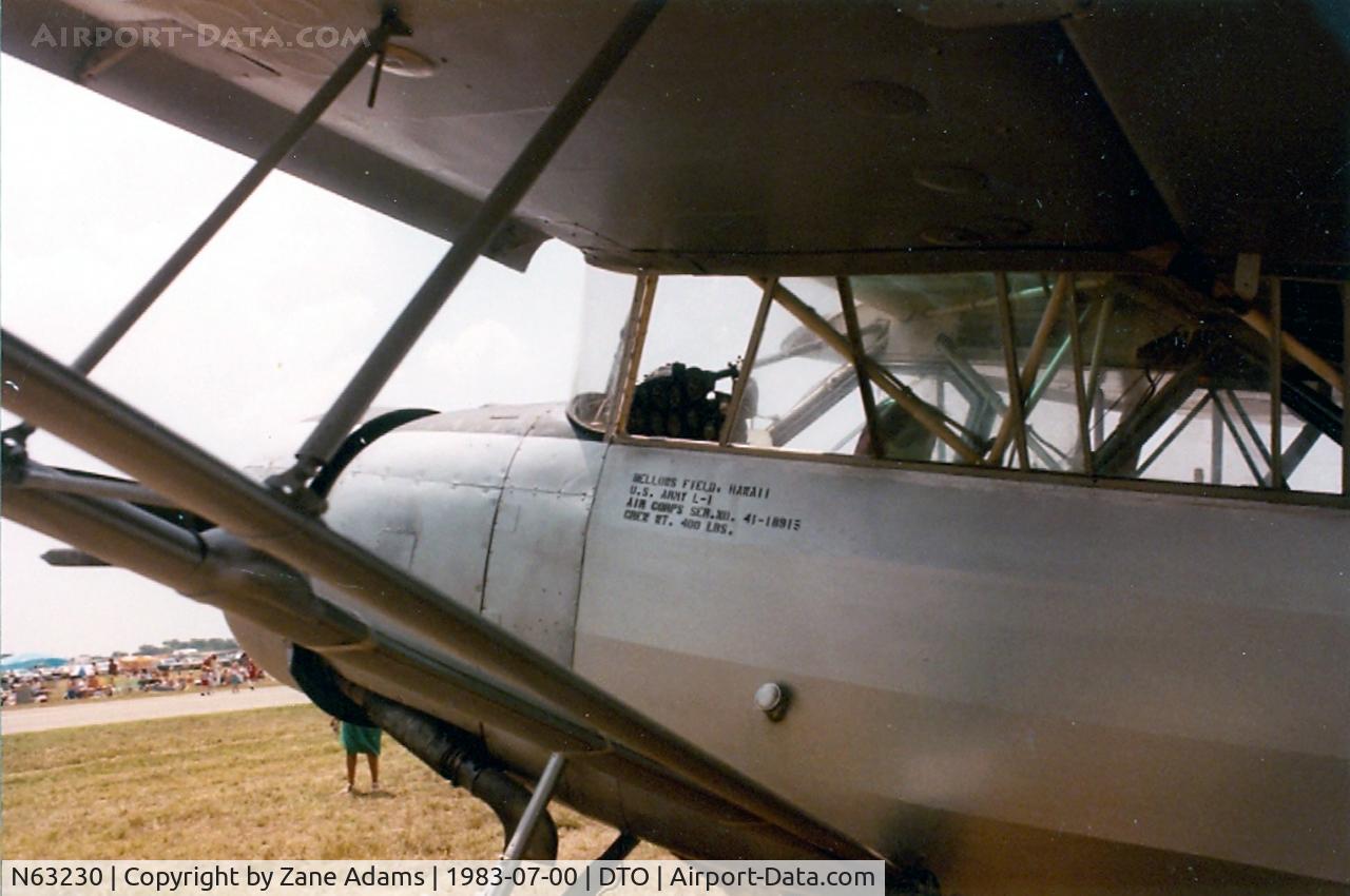 N63230, 1941 Stinson L-1 C/N 40-3102, At Denton Airshow