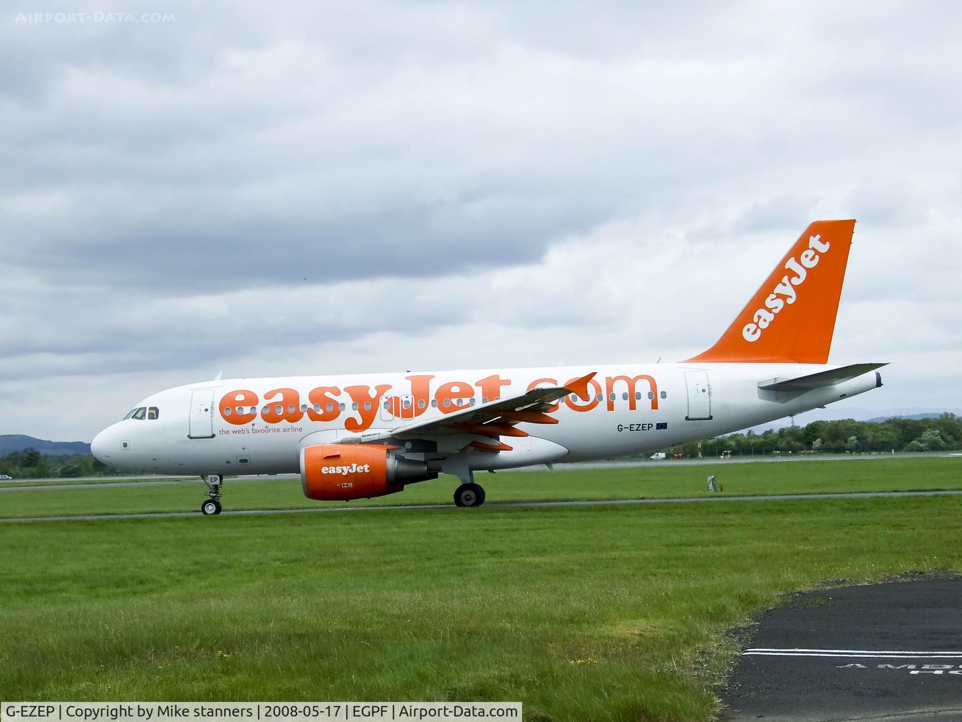 G-EZEP, 2004 Airbus A319-111 C/N 2251, Easyjet A319 Glasgow airport
