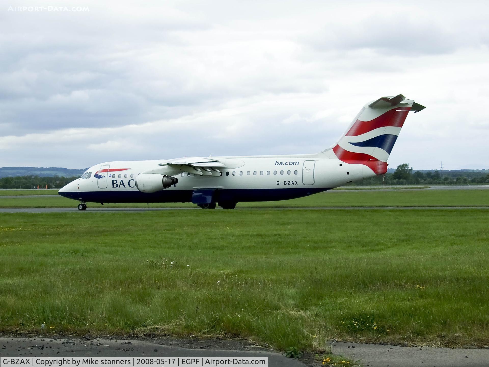 G-BZAX, 1999 British Aerospace Avro 146-RJ100 C/N E3356, 