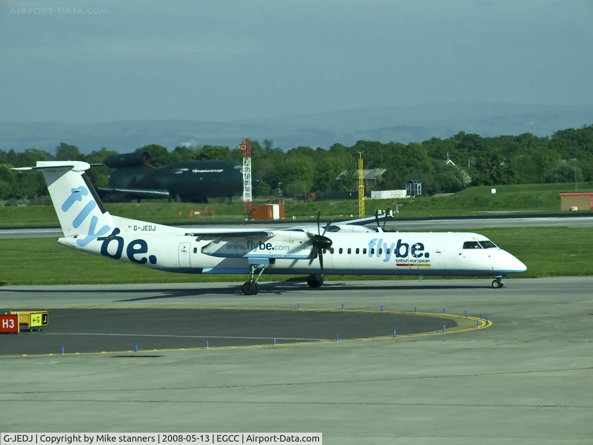 G-JEDJ, 2002 De Havilland Canada DHC-8-402Q Dash 8 C/N 4058, Flybe Dash 8Q-402 At Manchester