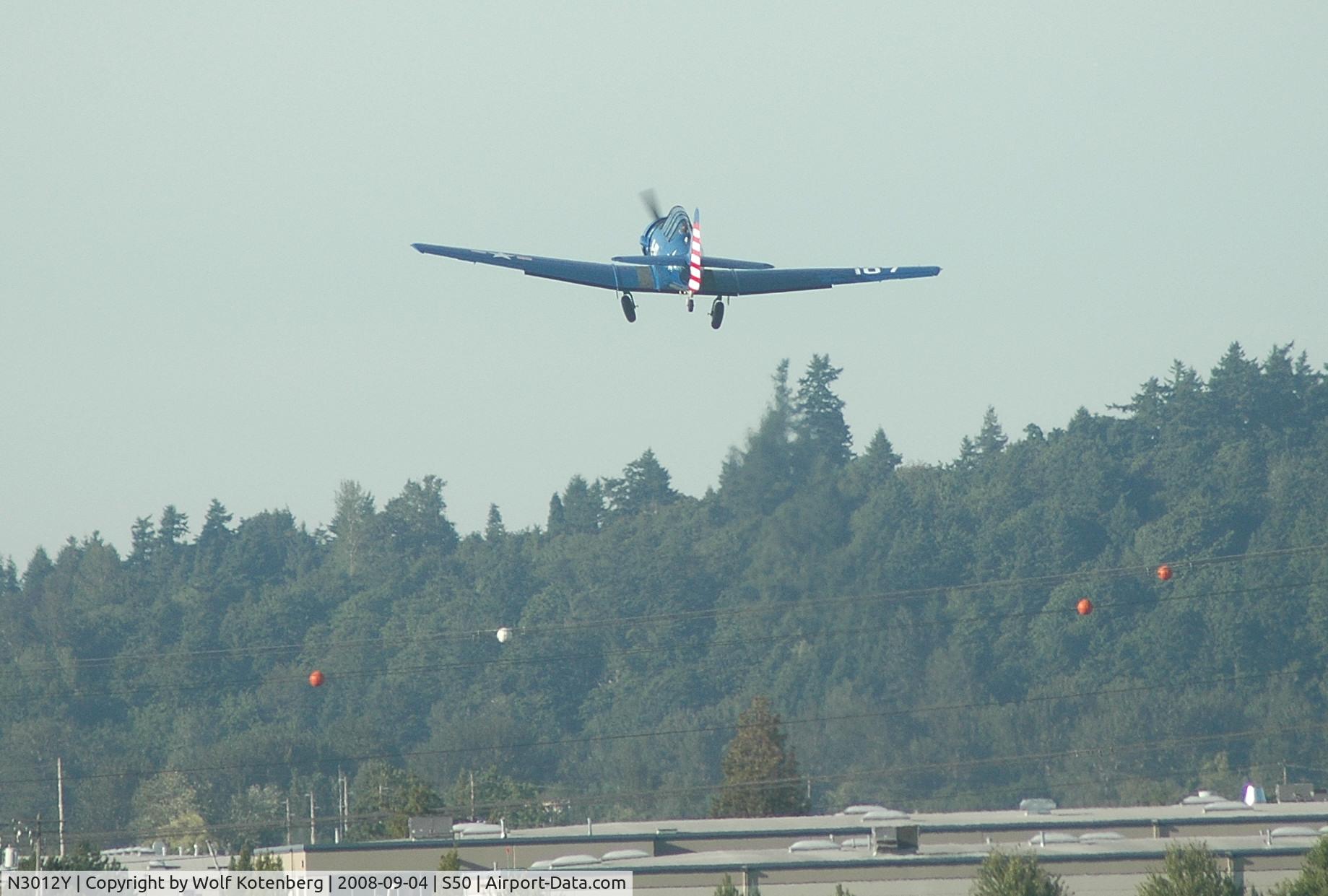 N3012Y, 1943 North American AT-6 C/N 412223, 