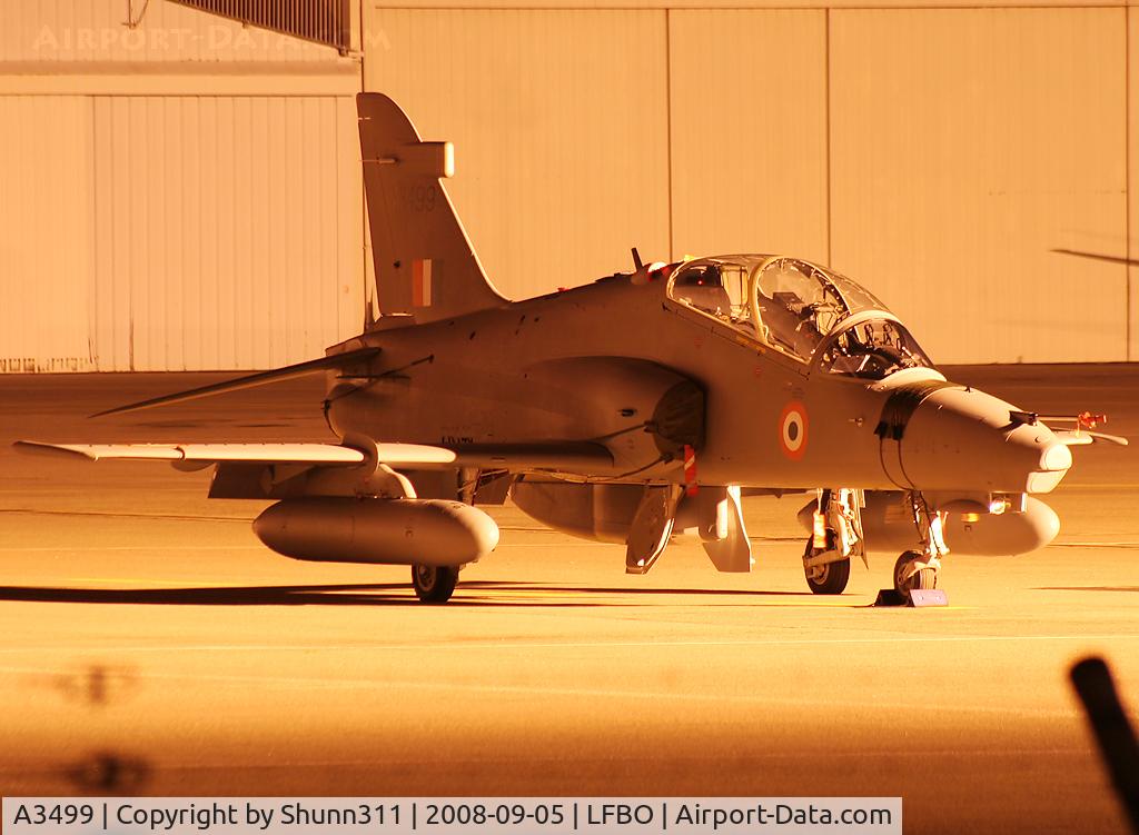 A3499, 2008 British Aerospace Hawk 132 C/N HT020/0920, Night stop for this new Indian Air Force Hawk...