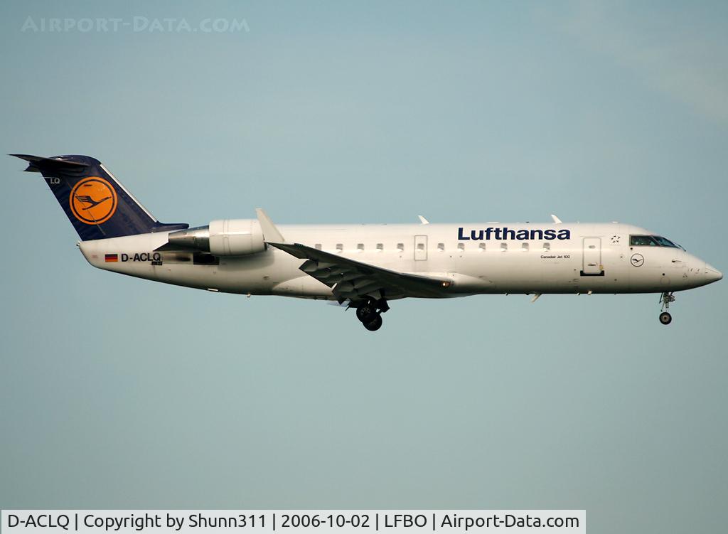 D-ACLQ, Canadair CRJ-100LR (CL-600-2B19) C/N 7073, Landing rwy 14R