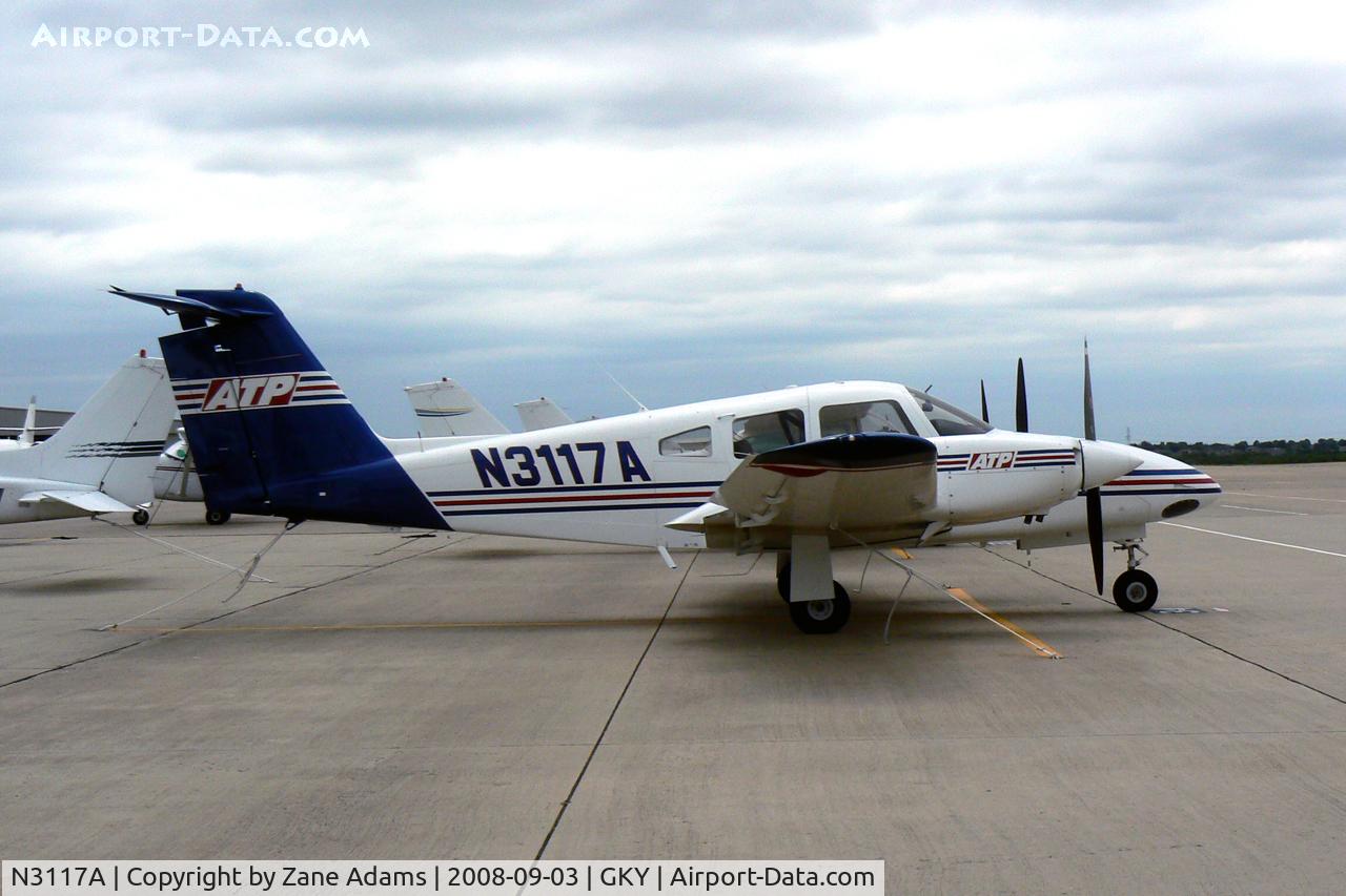 N3117A, 2008 Piper PA-44-180 Seminole C/N 4496259, ATP at Arlington Municipal