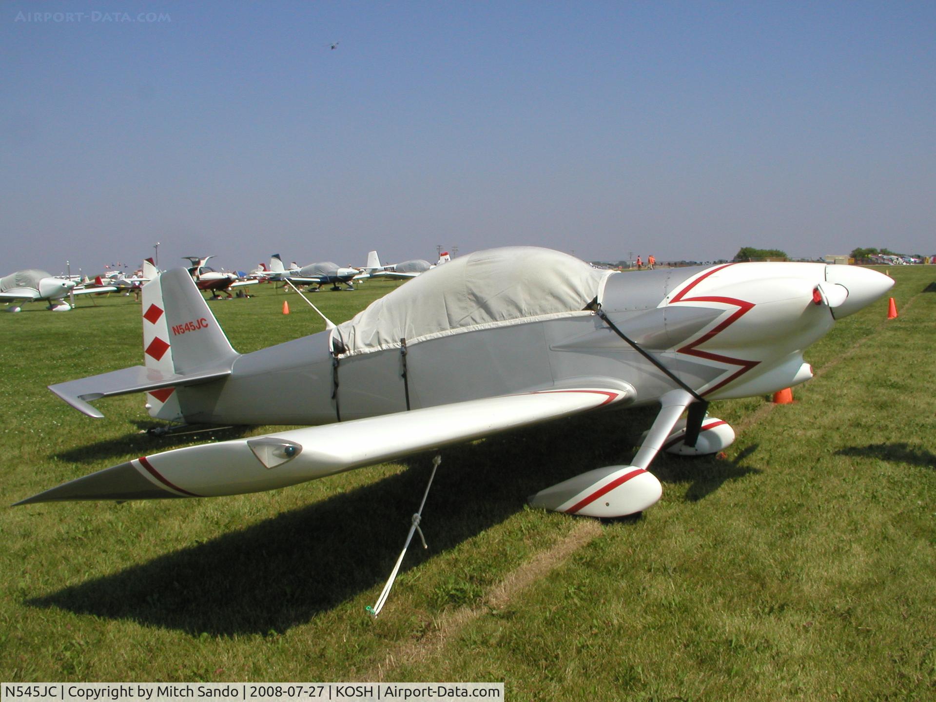 N545JC, 1995 Vans RV-4 C/N 2634, EAA AirVenture 2008.