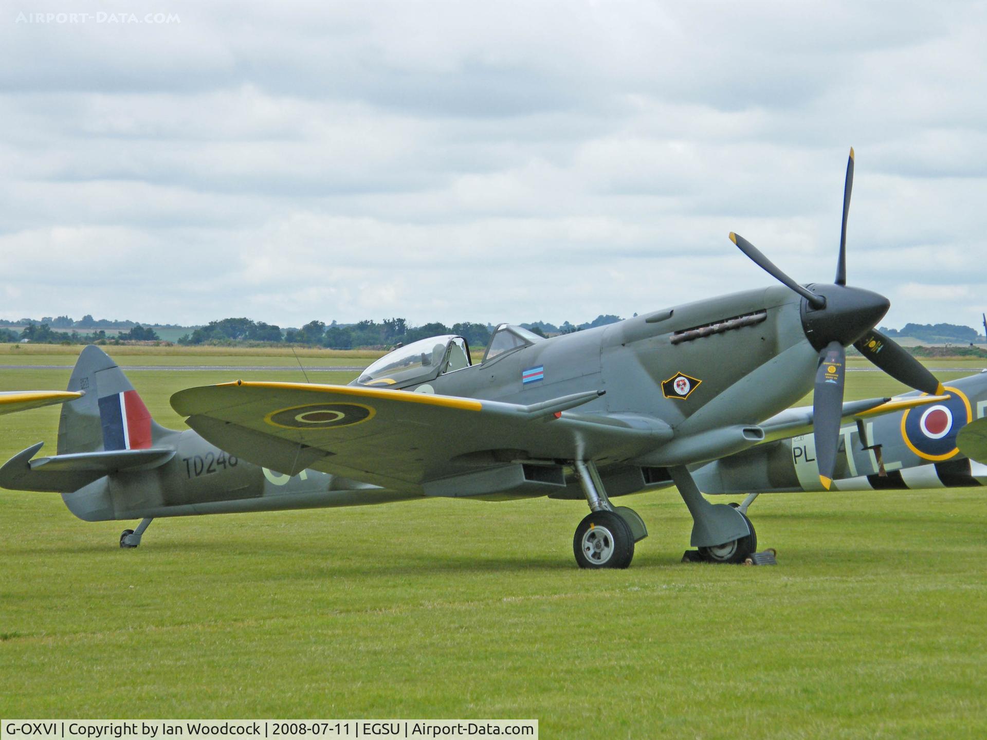 G-OXVI, 1945 Supermarine 361 Spitfire LF.XVIe C/N CBAF.IX.4262, Spitfire LF.XVIE/Duxford