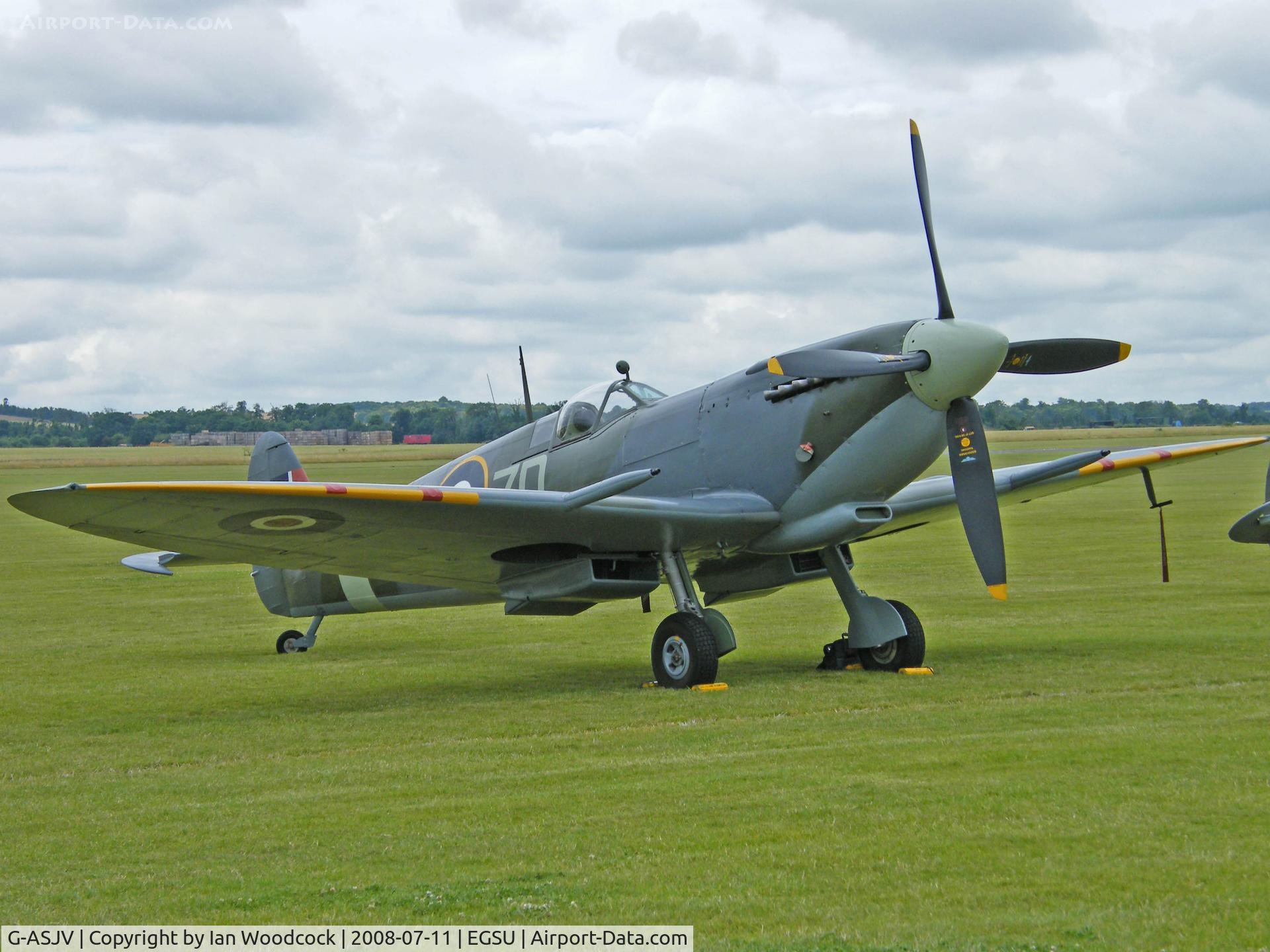 G-ASJV, 1943 Supermarine 361 Spitfire LF.IXb C/N CBAF.IX.552, Spitfire LF.IXC/Duxford