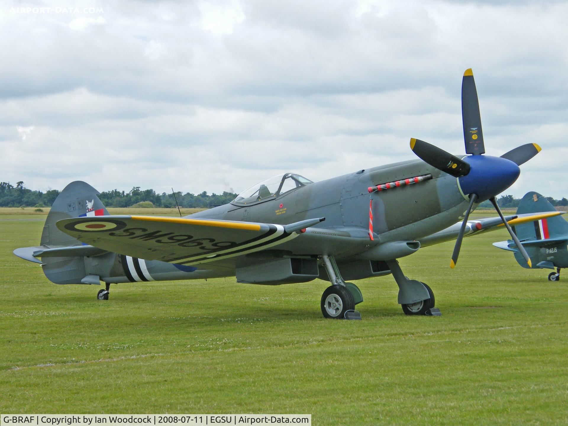 G-BRAF, 1945 Supermarine 394 Spitfire FR.XVIIIe C/N 6S/663052, Spitfire FR.XVIIIe/Duxford