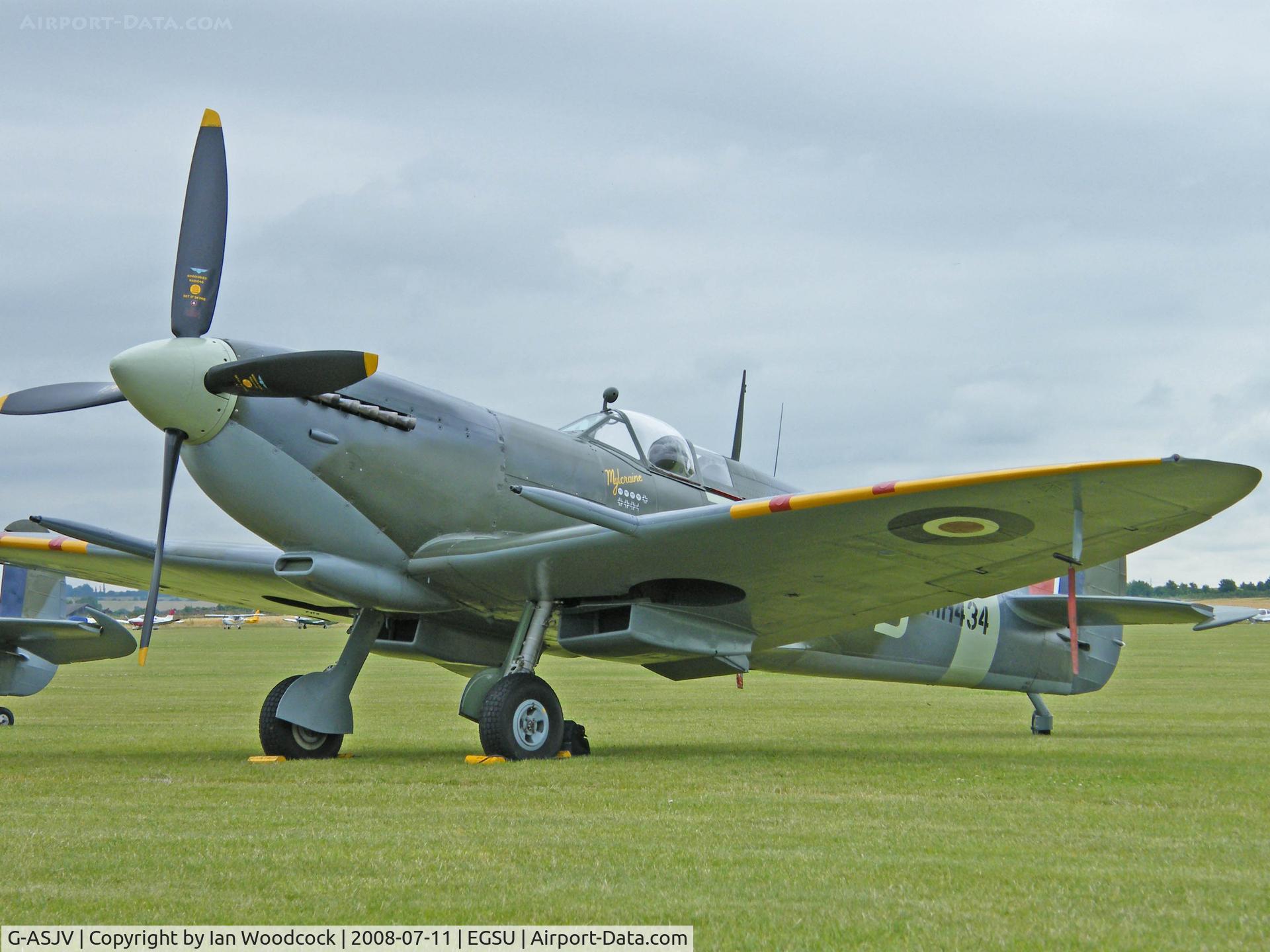 G-ASJV, 1943 Supermarine 361 Spitfire LF.IXb C/N CBAF.IX.552, Spitfire LF.IXC/Duxford