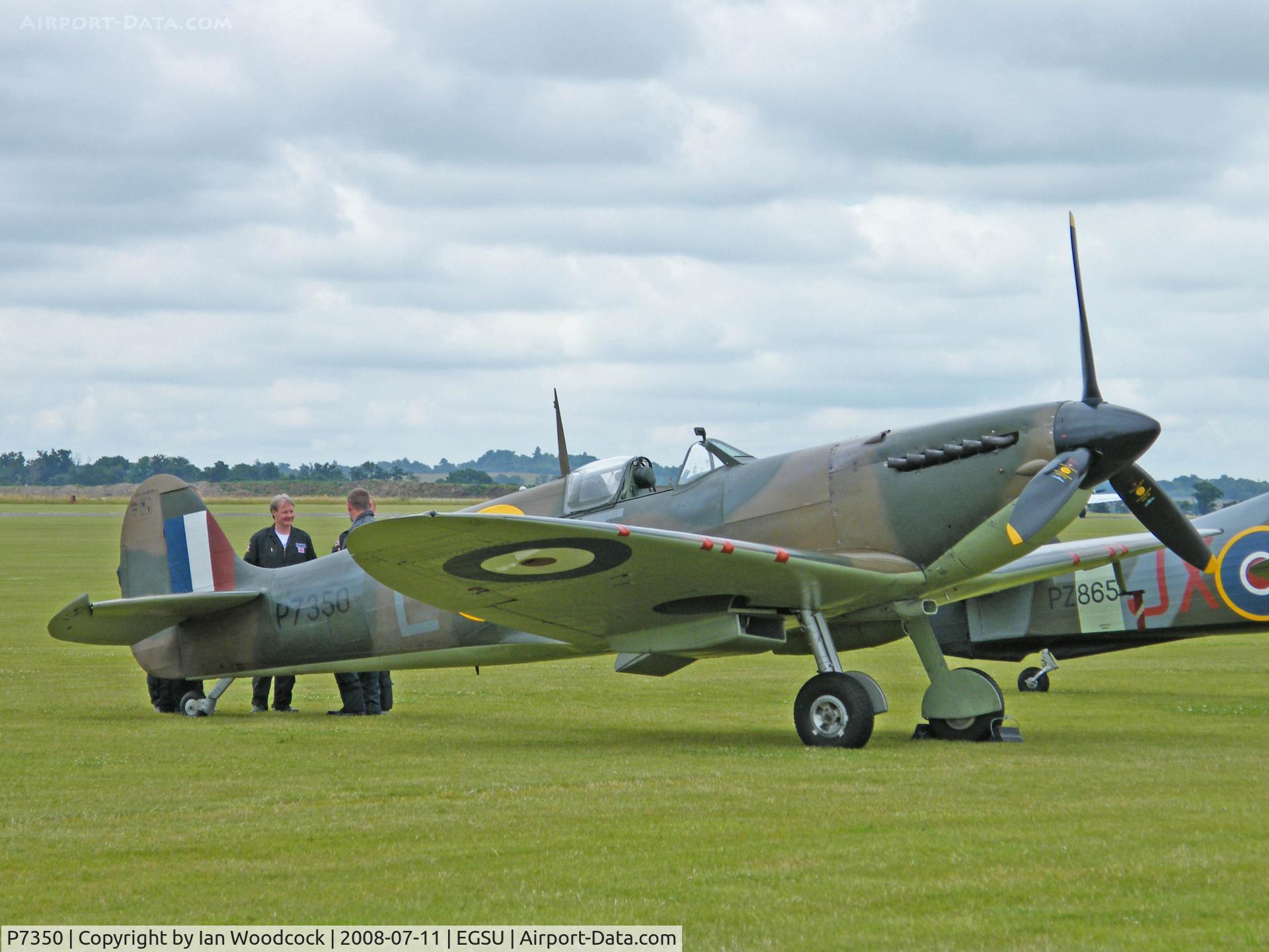 P7350, 1940 Supermarine 329 Spitfire IIa C/N CBAF.14, Spitfire IIA/Battle of Britain Memorial Flight/Duxford