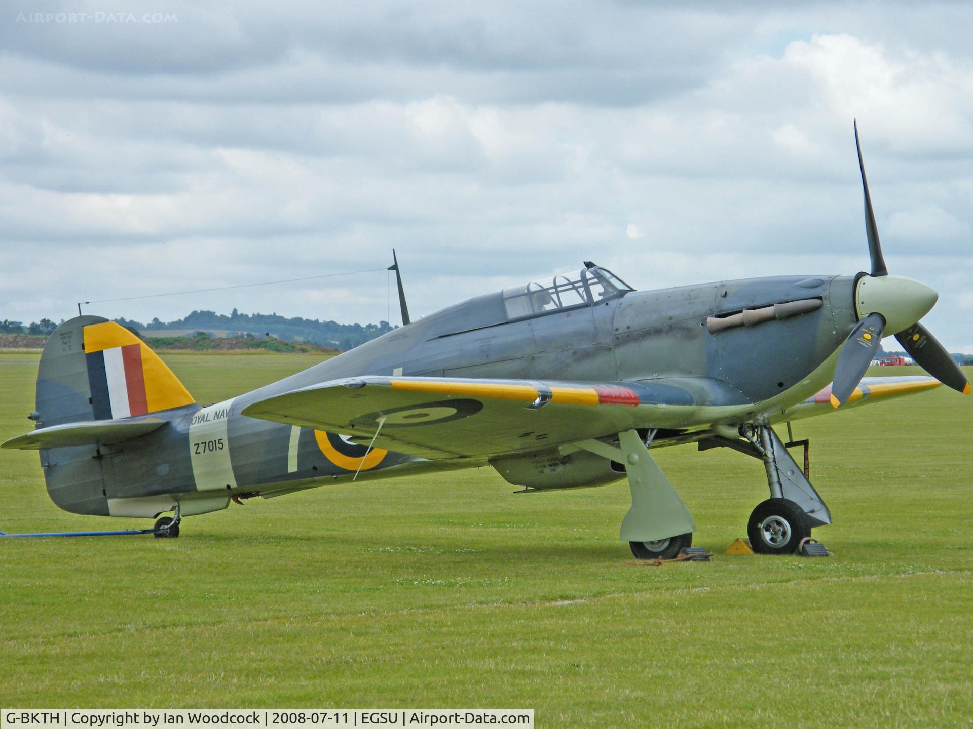 G-BKTH, 1939 Hawker (CCF) Sea Hurricane Mk1B C/N CCF/41H/4013, Hawker Sea Hurricane 1b/Duxford (Z7015)