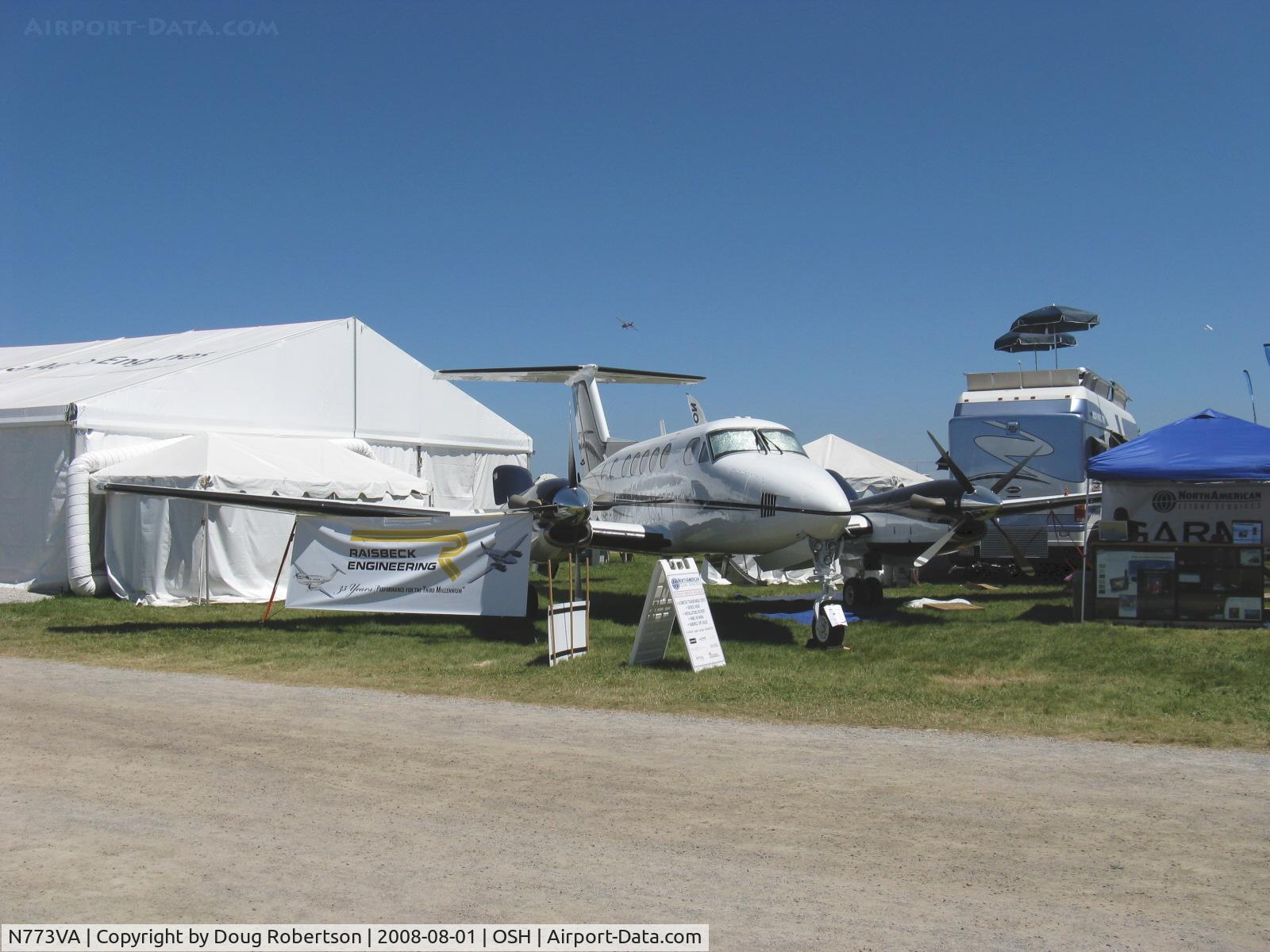 N773VA, 1984 Beech B200 King Air C/N BB-1195, 1964 Beech B200 SUPER KING AIR, two P&W(C)PT6A-42 turboprops