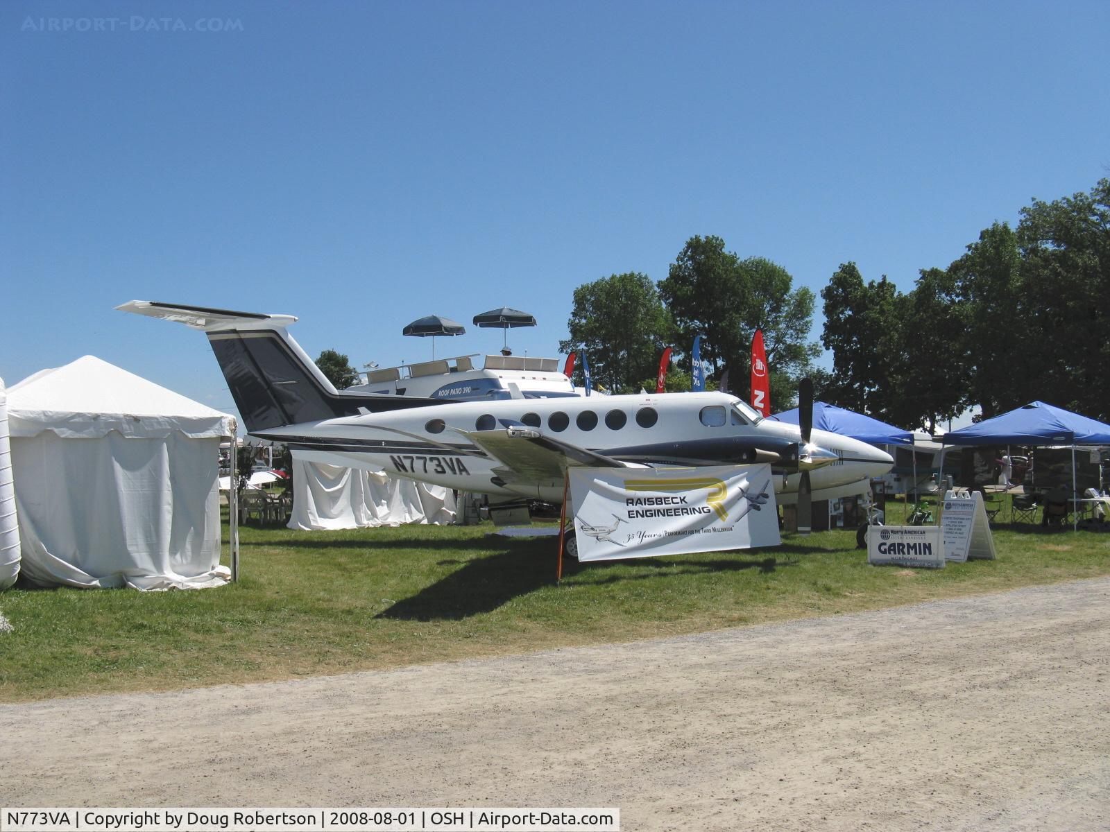 N773VA, 1984 Beech B200 King Air C/N BB-1195, 1964 Beech B200 SUPER KING AIR, two P&W(C)PT6A-42 turboprops