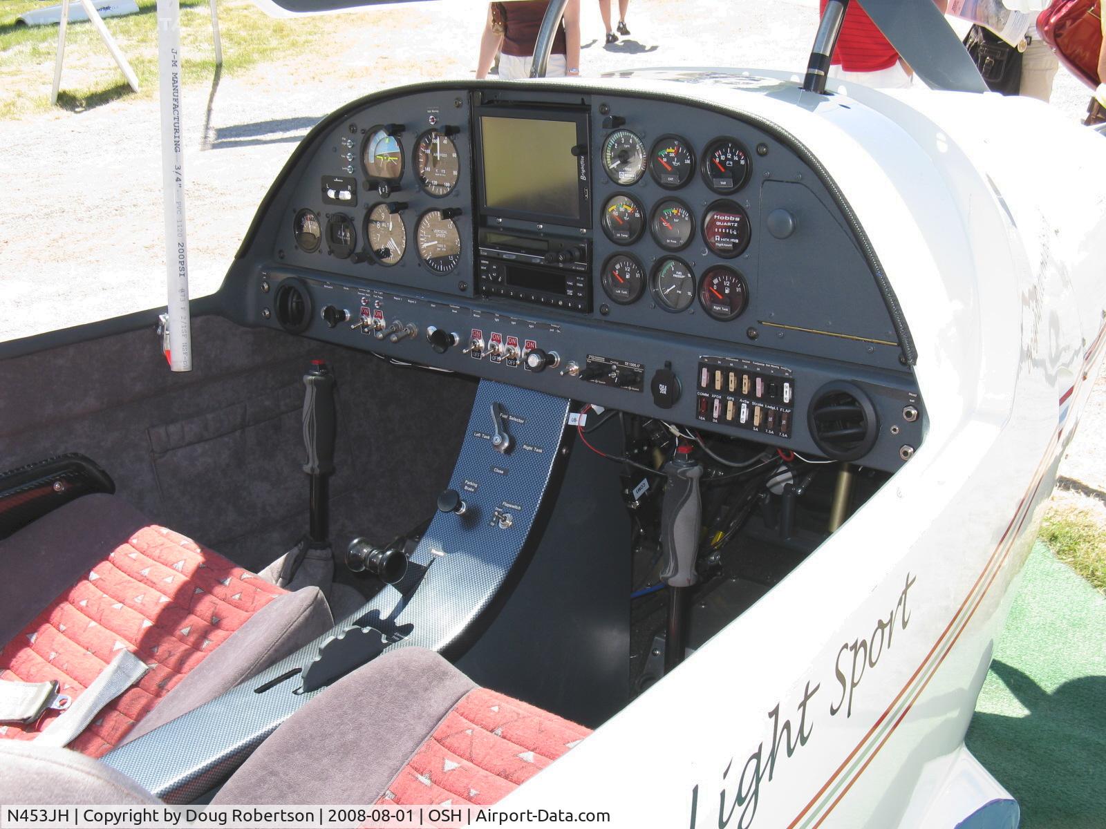 N453JH, Flaming Air FA-04 Peregrine C/N FA 04-0108, Flaeming Air Gmbh FA-04 PEREGRINE, Rotax 912 100 Hp, light sport candidate, ex wings, panel