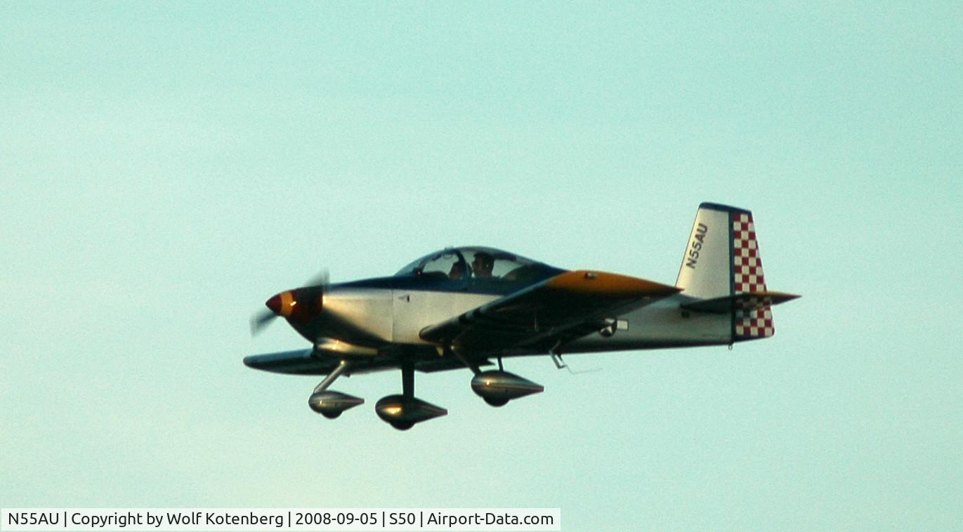 N55AU, 2003 Vans RV-6A C/N 60537, on final