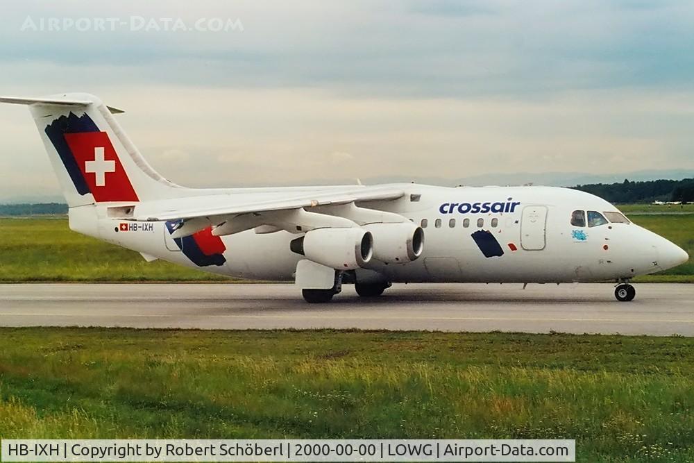 HB-IXH, 1993 British Aerospace Avro 146-RJ85 C/N E.2233, Flight to ZRH/LSZH