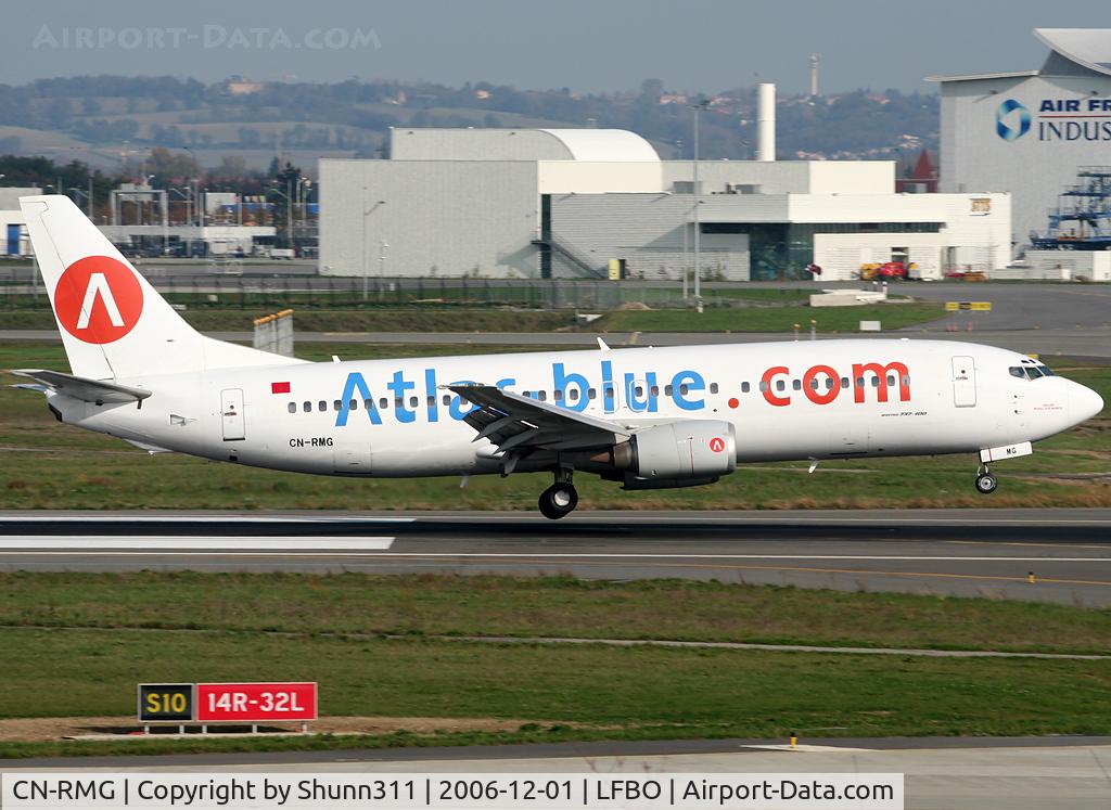 CN-RMG, 1990 Boeing 737-4B6 C/N 24808-1888, Landing rwy 14R