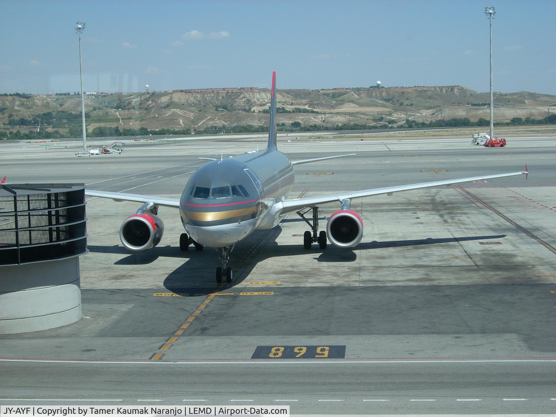 JY-AYF, 2006 Airbus A320-232 C/N 2692, Royal Jordanian landed in madrid from amman image02