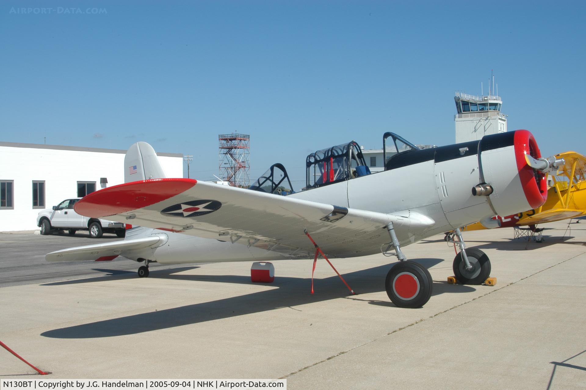 N130BT, 1941 Consolidated Vultee BT-13A C/N 1891, at Pax River Air Show