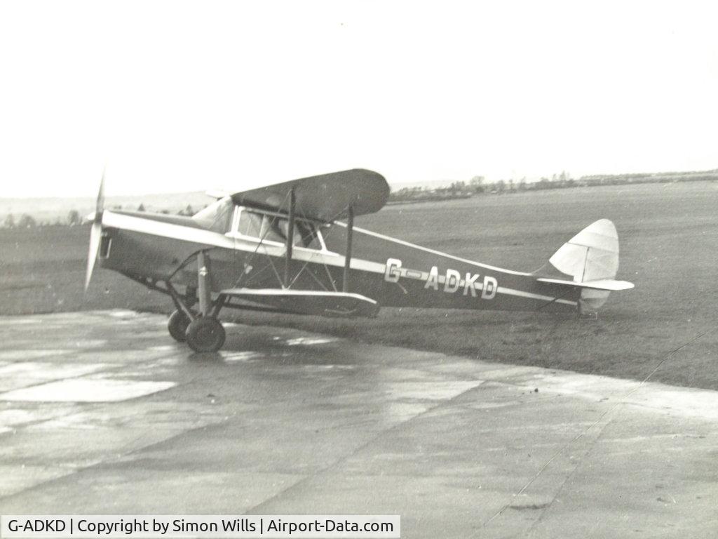 G-ADKD, De Havilland DH.87B Hornet Moth C/N 8016, D.H. Hornet Moth