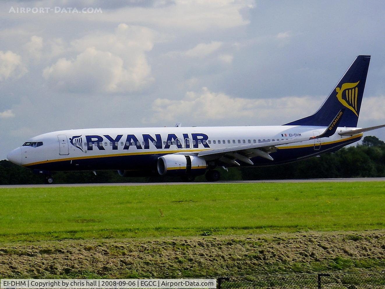 EI-DHM, 2005 Boeing 737-8AS C/N 33821, Ryanair