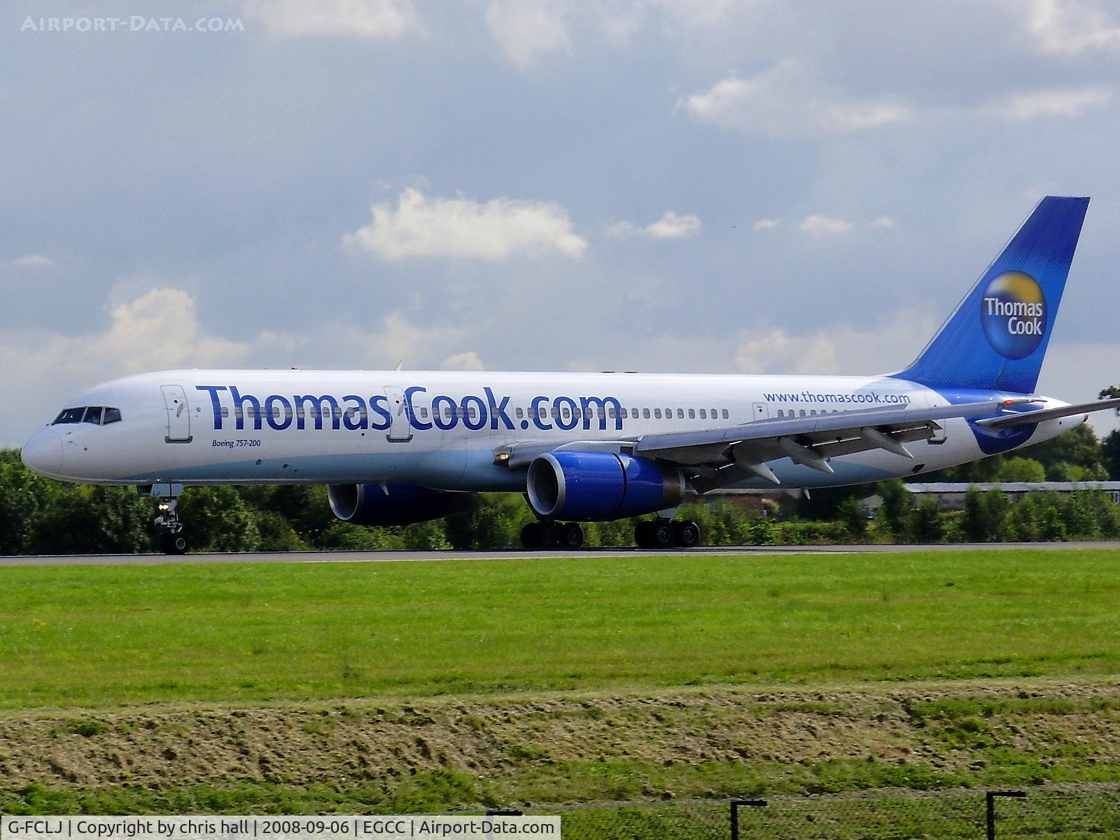 G-FCLJ, 1993 Boeing 757-2Y0 C/N 26160, Thomas Cook