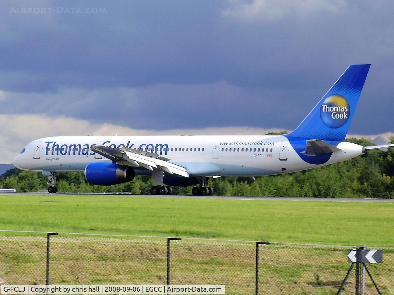 G-FCLJ, 1993 Boeing 757-2Y0 C/N 26160, Thomas Cook