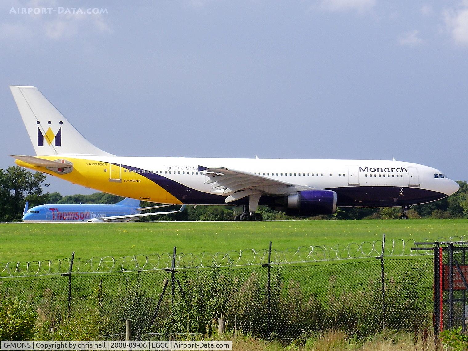 G-MONS, 1989 Airbus A300B4-605R C/N 556, Monarch
