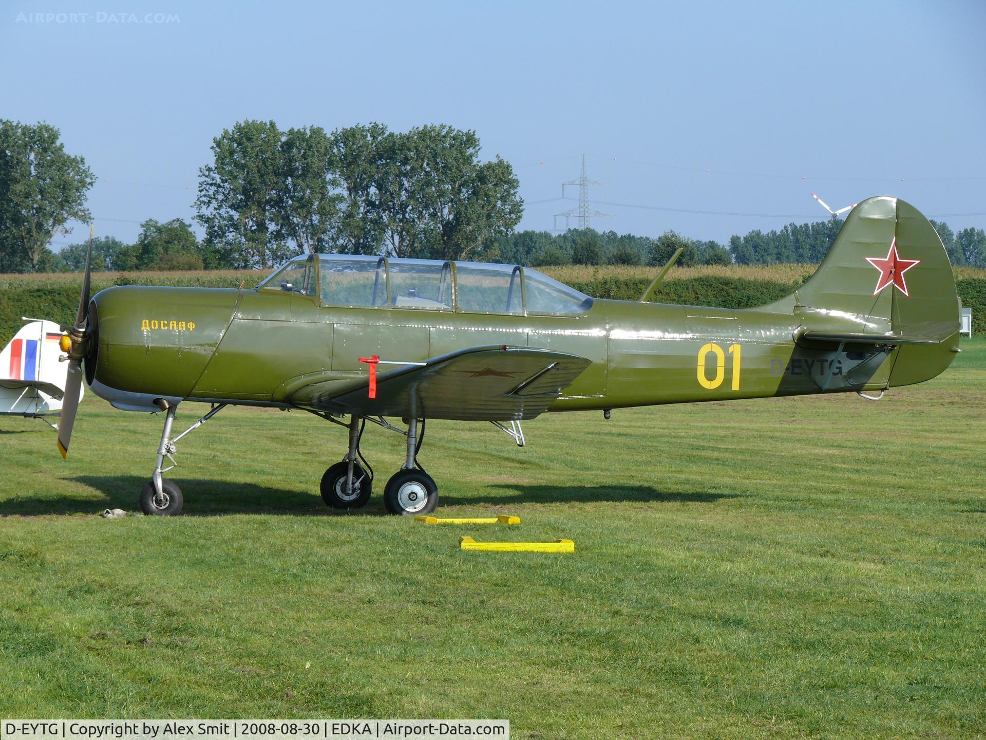 D-EYTG, 1957 Yakovlev Yak-18A C/N 307, Resting in the evening sun