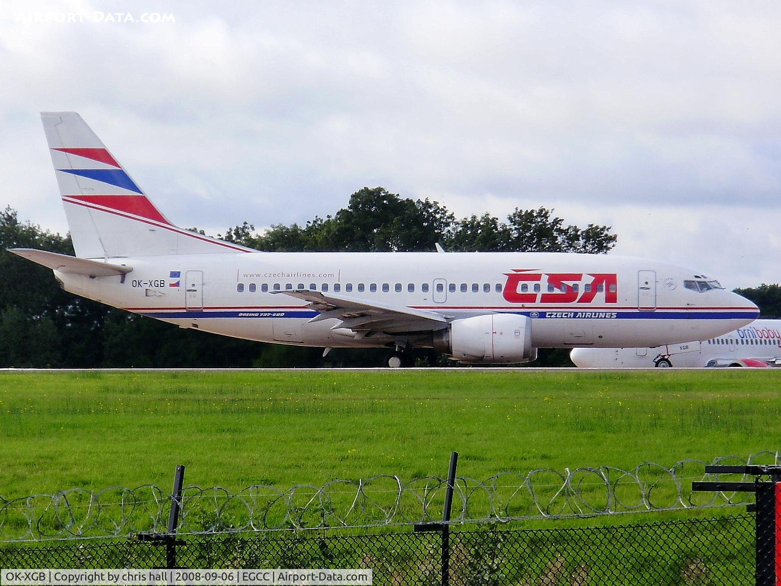 OK-XGB, 1992 Boeing 737-55S C/N 26540, Czech Airlines
