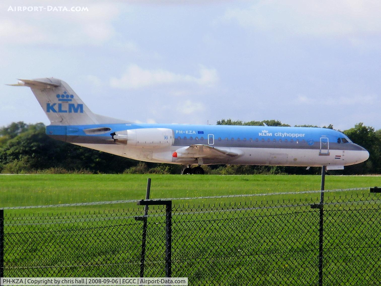 PH-KZA, 1996 Fokker 70 (F-28-070) C/N 11567, KLM cityhopper