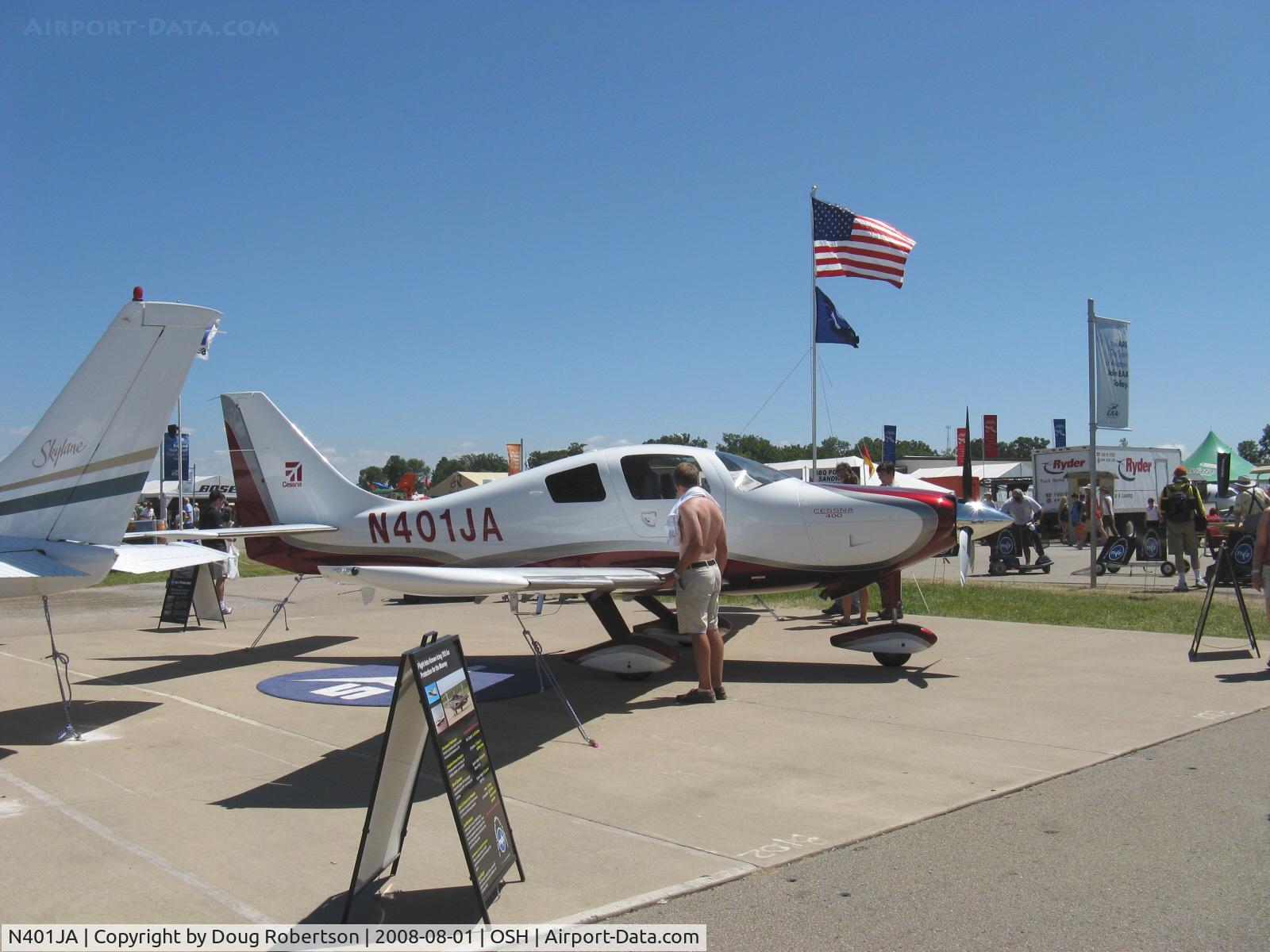 N401JA, 2008 Cessna LC41-550FG C/N 411031, 2008 Cessna 400 LC41-550FG, Continental TSIO-550C two turbochargers-two intercoolers 310 Hp