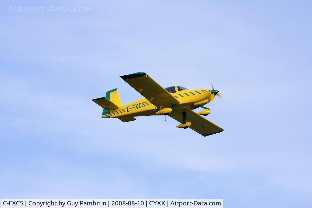 C-FXCS, 2007 Vans RV-10 C/N 40297, Departing Abbotsford