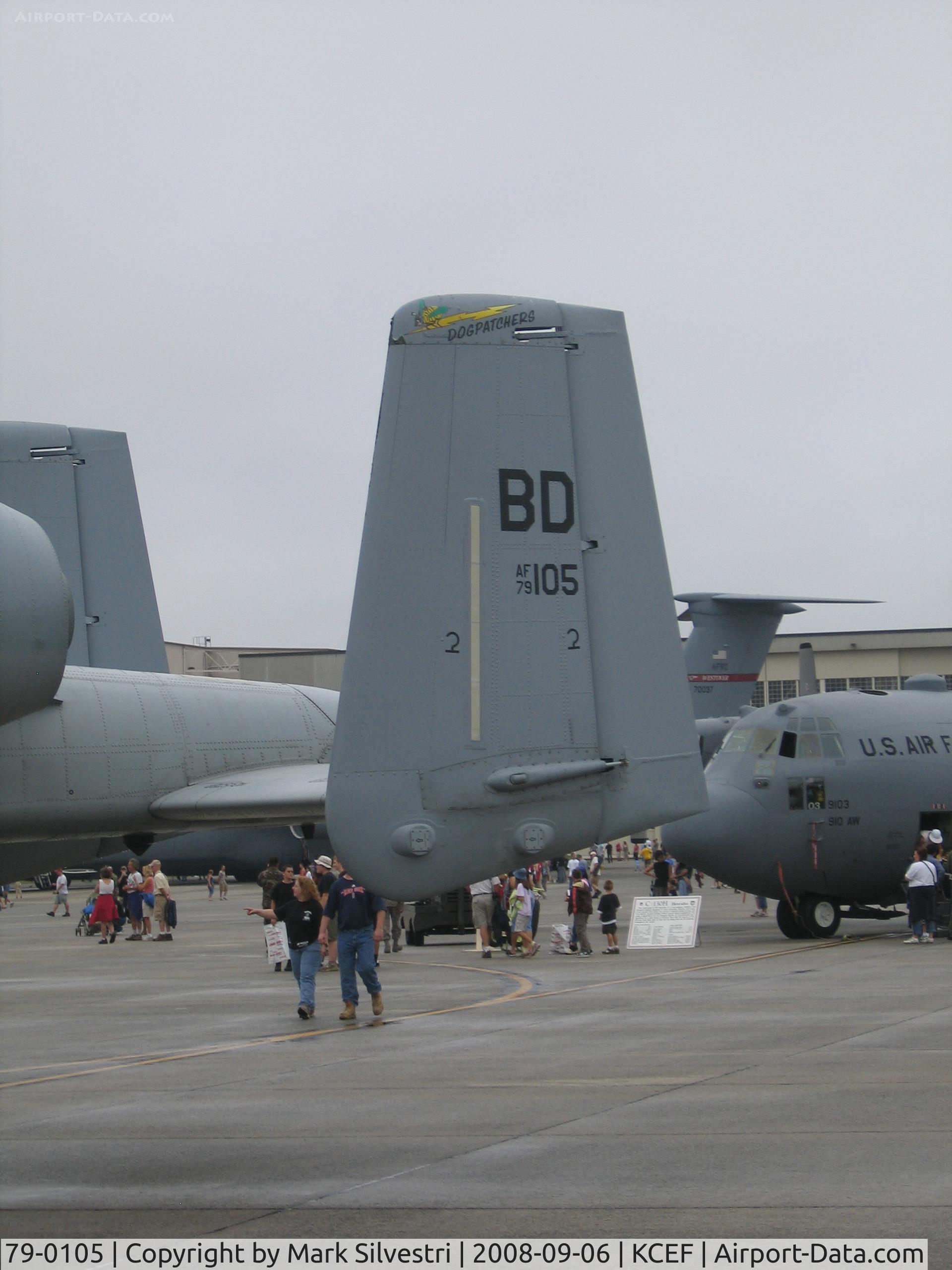 79-0105, 1979 Fairchild Republic A-10C Thunderbolt II C/N A10-0369, Westover ARB 2008